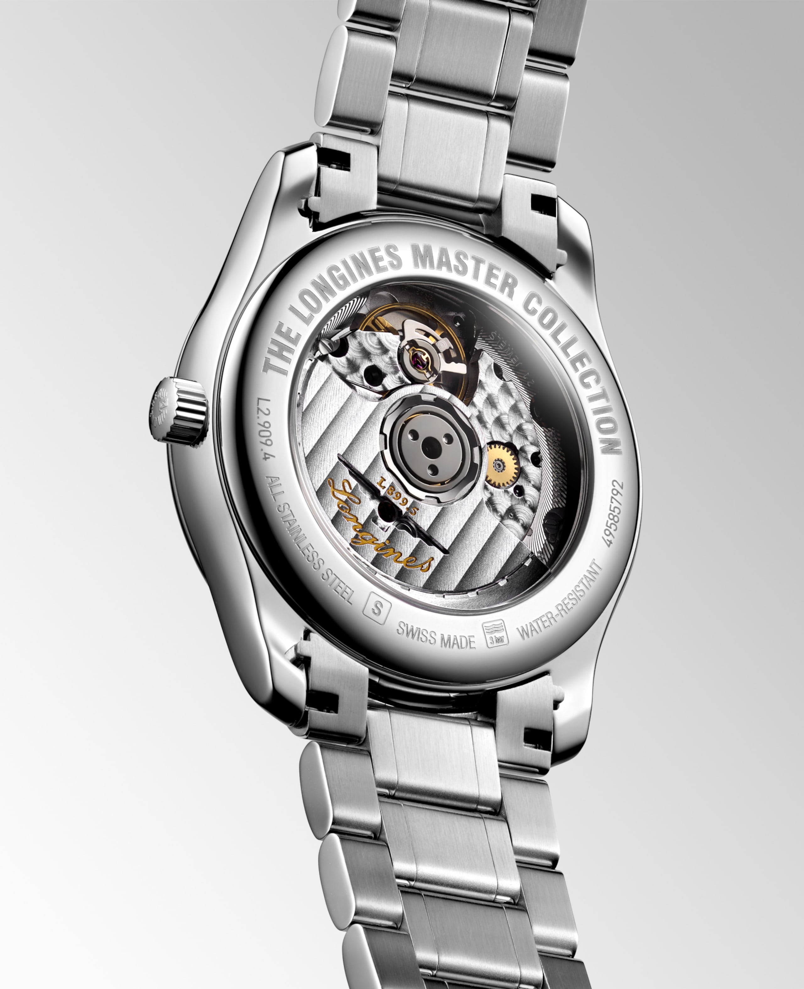 Longines MASTER COLLECTION MOONPHASE automatic stainless steel Watch - L2.909.4.57.6