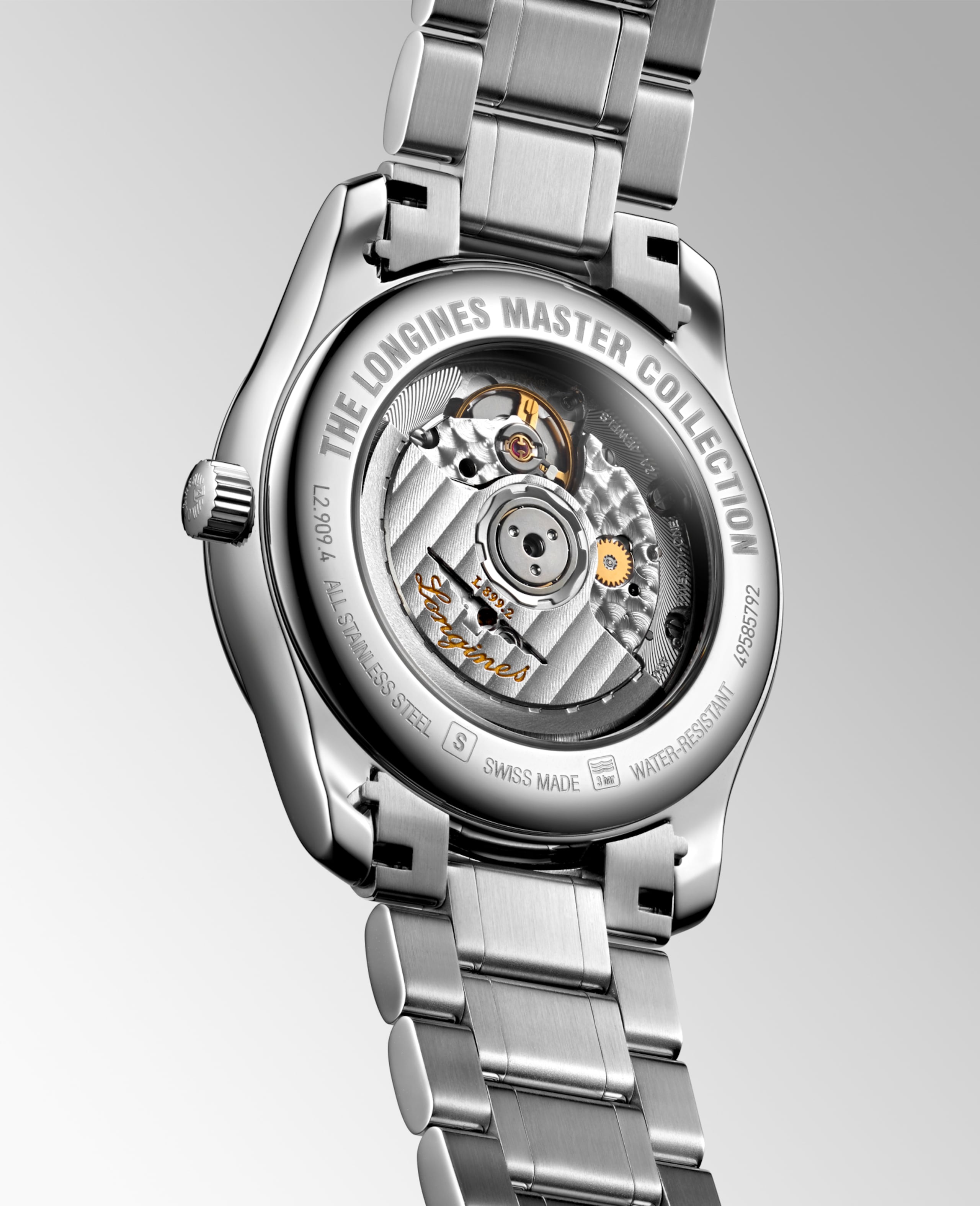 Longines MASTER COLLECTION MOONPHASE otomatik paslanmaz çelik Watch - L2.909.4.78.6