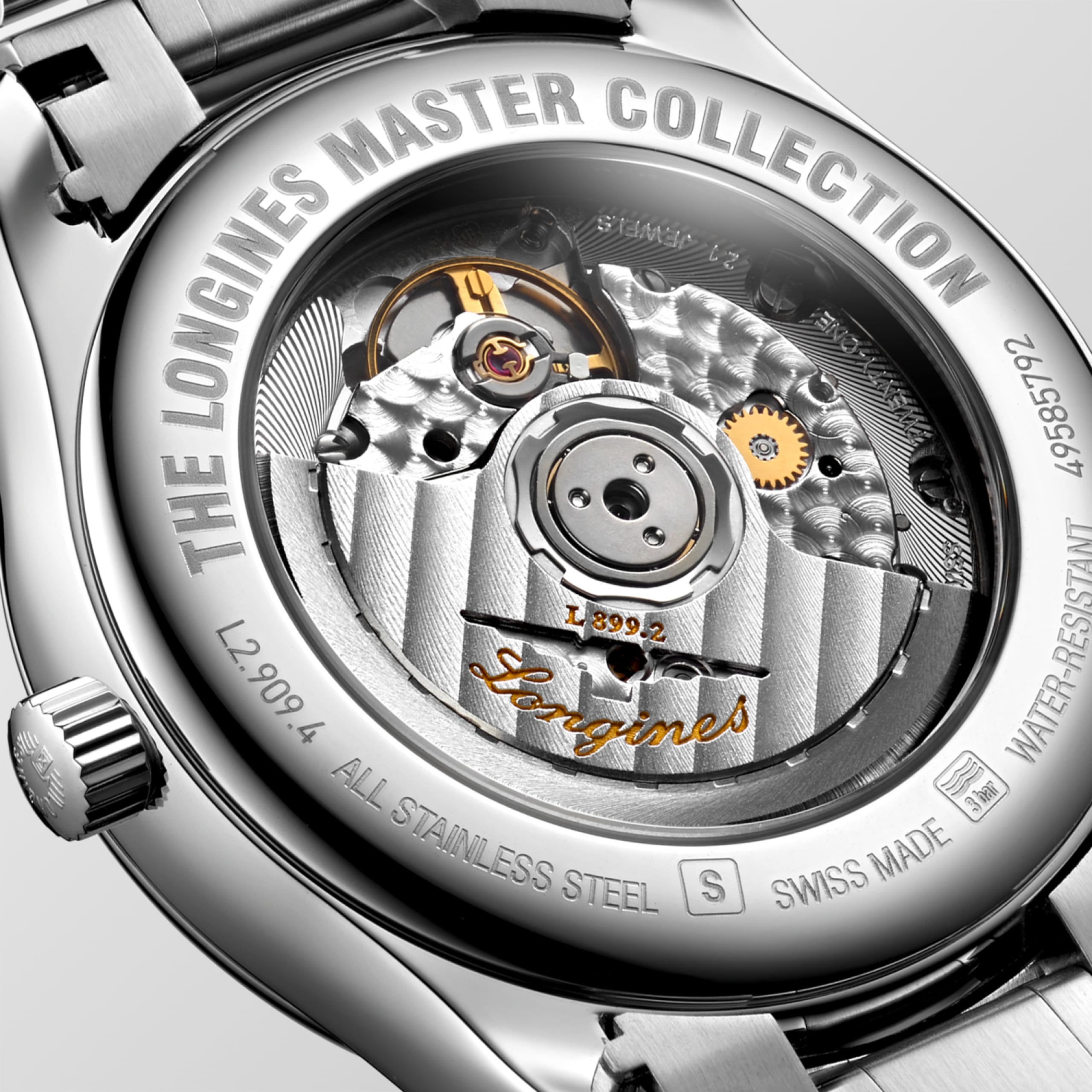 Longines MASTER COLLECTION MOONPHASE automatique acier Watch - L2.909.4.92.6