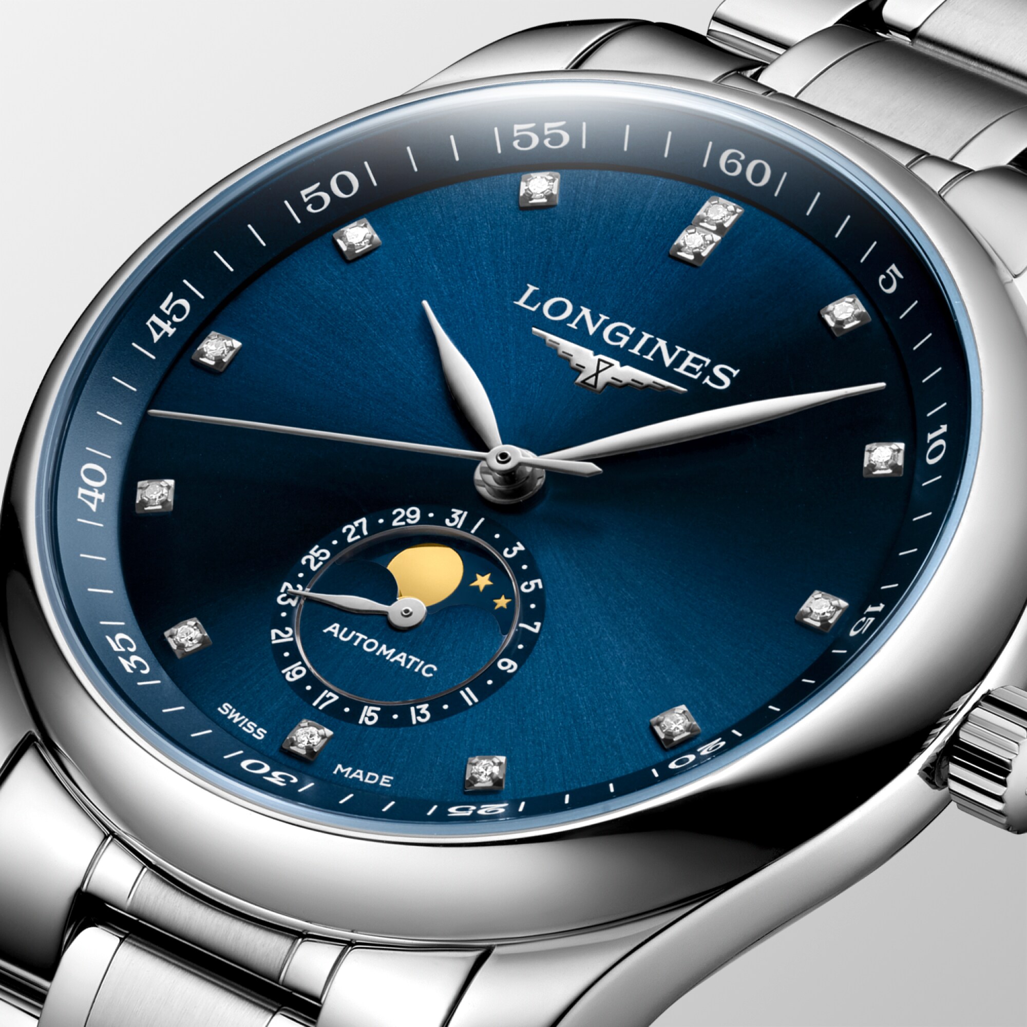 LONGINES MASTER COLLECTION MOONPHASE Automatic, Stainless
