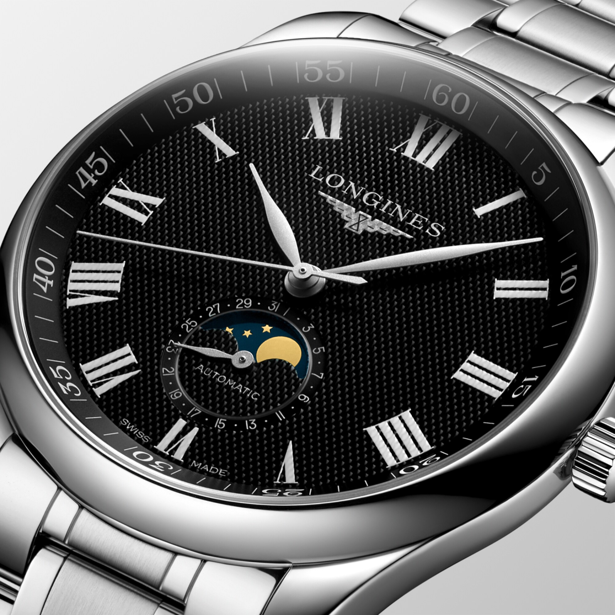LONGINES MASTER COLLECTION MOONPHASE Automatic, Stainless LONGINES MASTER COLLECTION MOONPHASE Automatic, Stainless