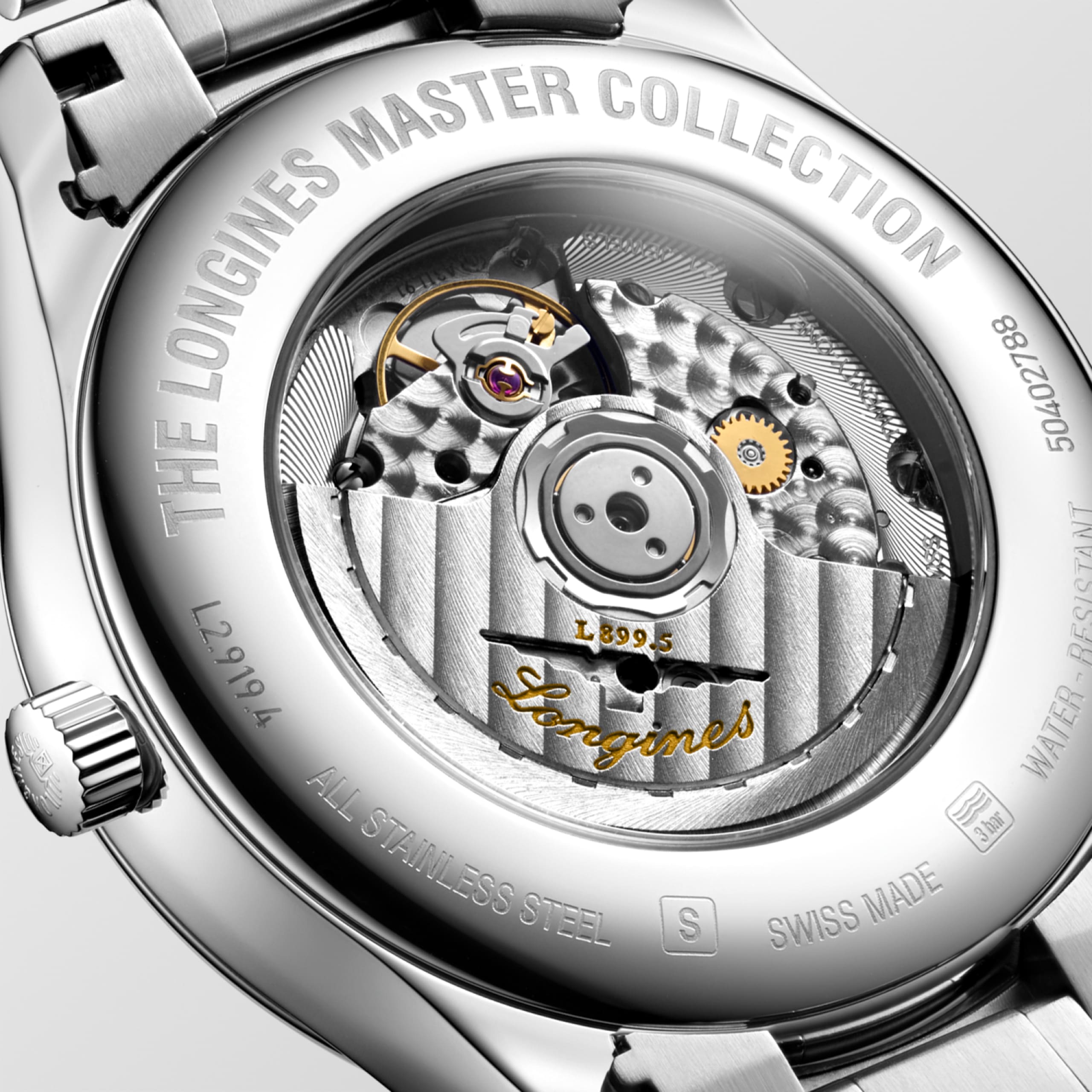 Longines MASTER COLLECTION MOONPHASE automatic stainless steel Watch - L2.919.4.77.6
