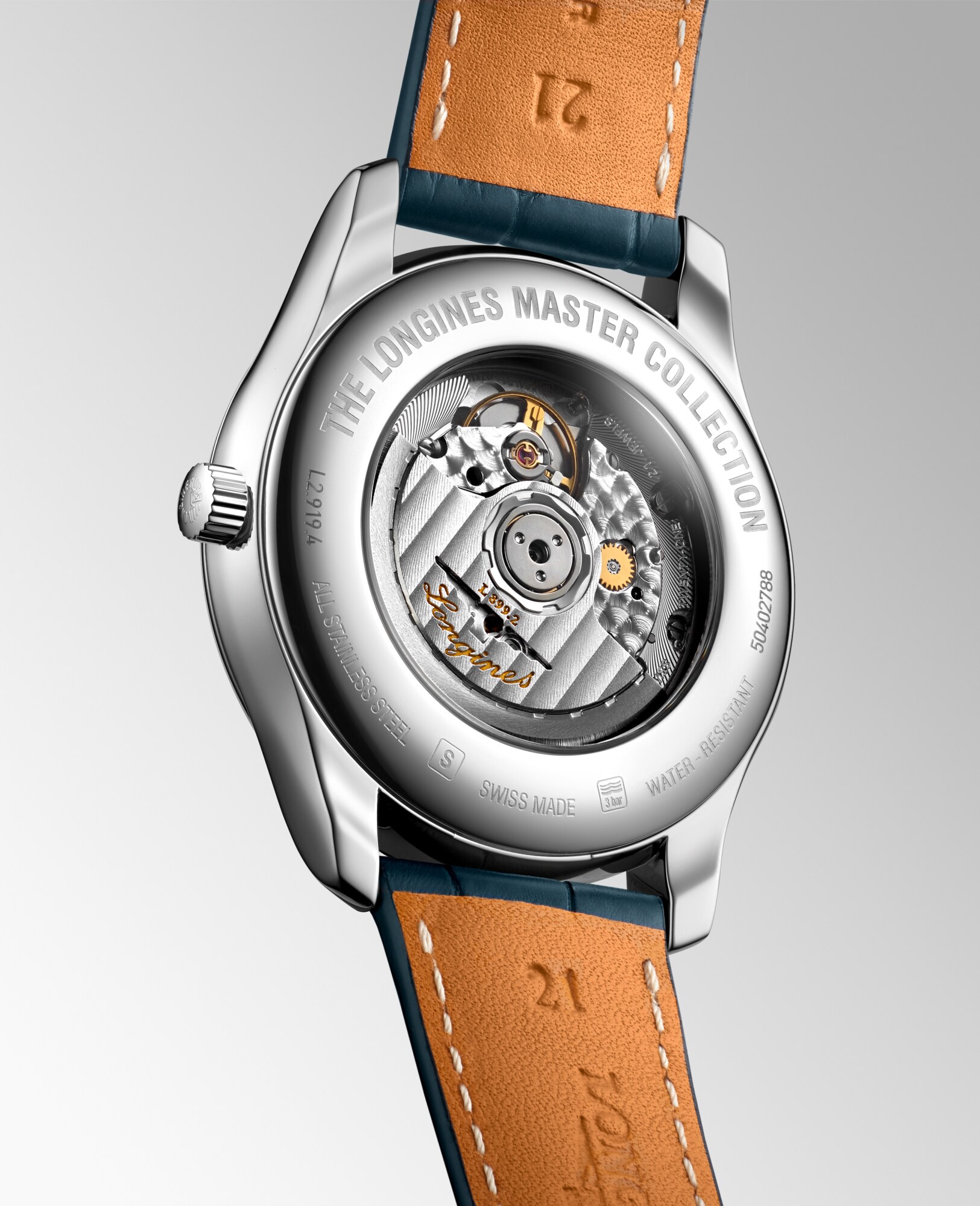 LONGINES MASTER COLLECTION MOONPHASE 自動巻、ステンレス