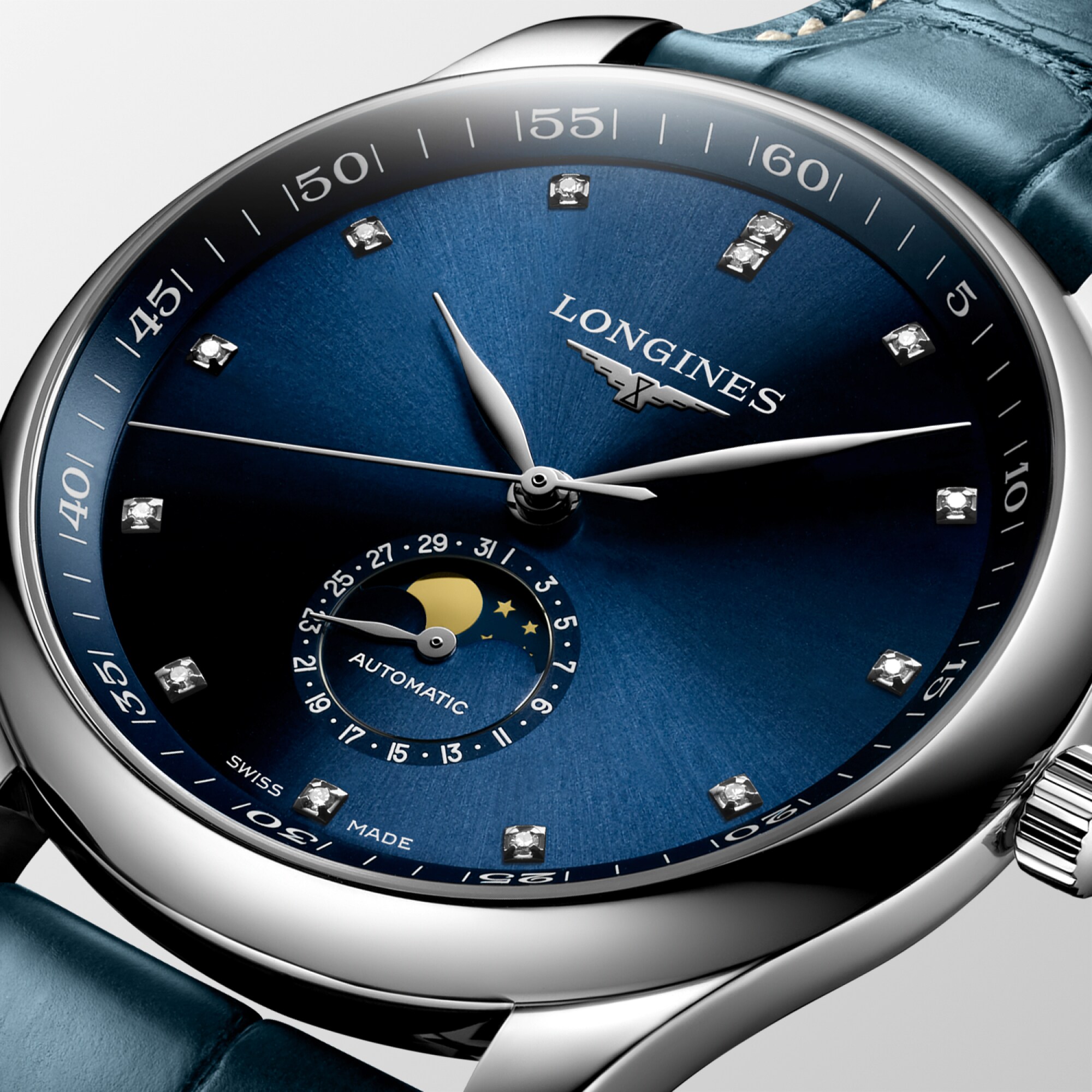 LONGINES MASTER COLLECTION MOONPHASE Automatic, Stainless