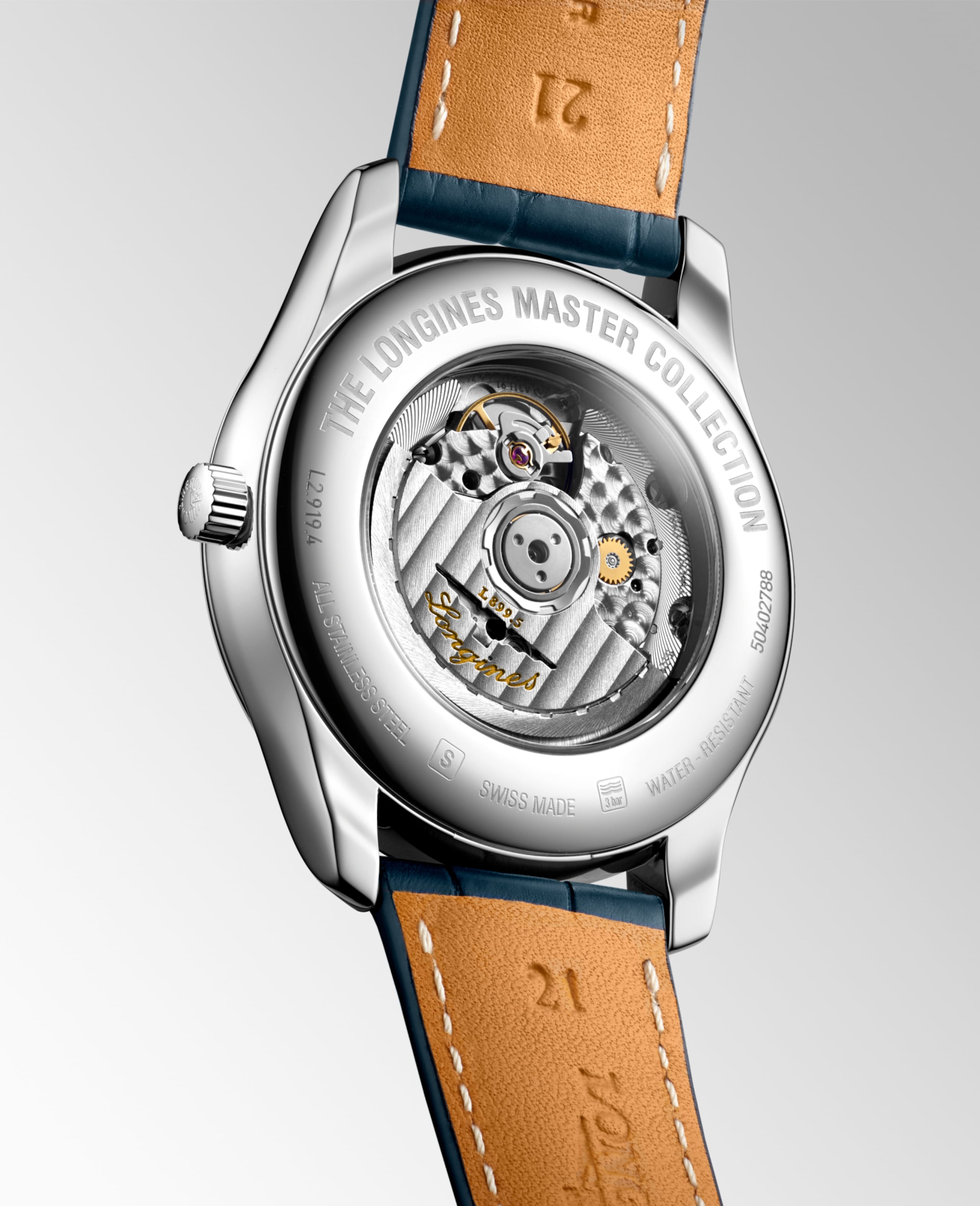 Longines MASTER COLLECTION MOONPHASE automaat roestvrij staal Watch - L2.919.4.97.0