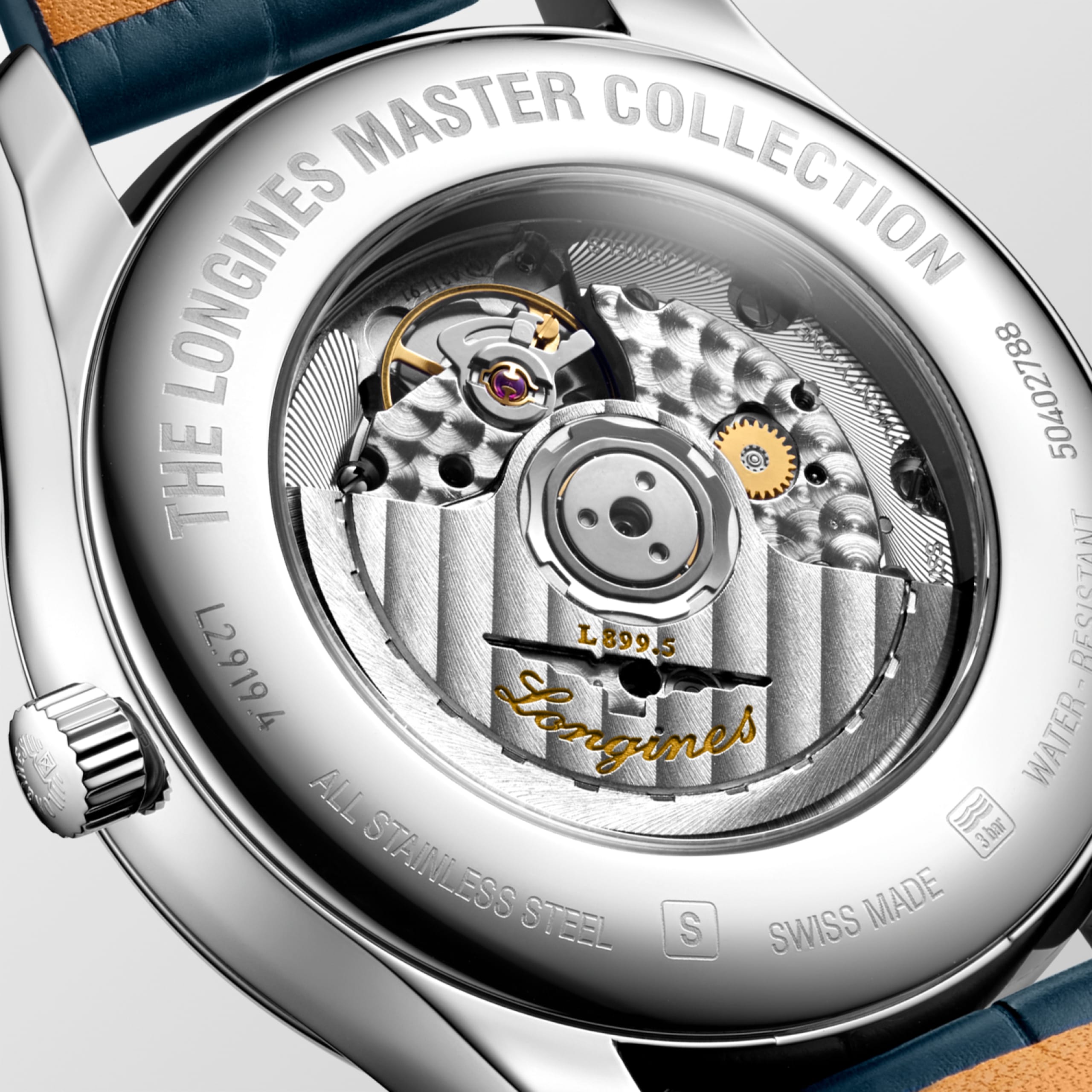 Longines MASTER COLLECTION MOONPHASE automaat roestvrij staal Watch - L2.919.4.97.0