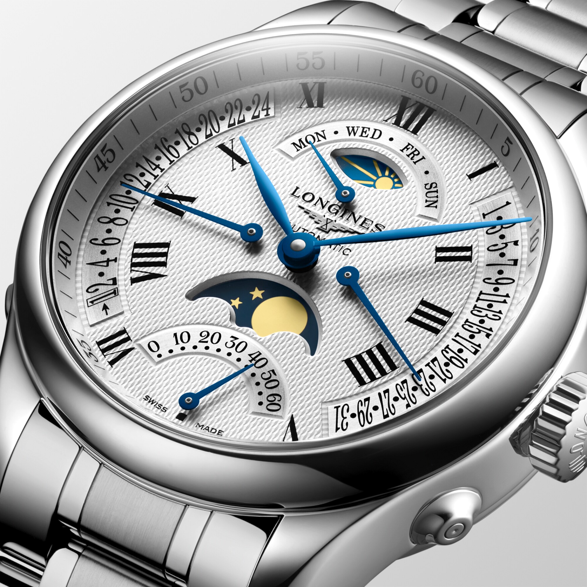 スケールモデル 新作 MASTER LONGINES COLLECTION Stainless Automatic, RETROGRADE その他