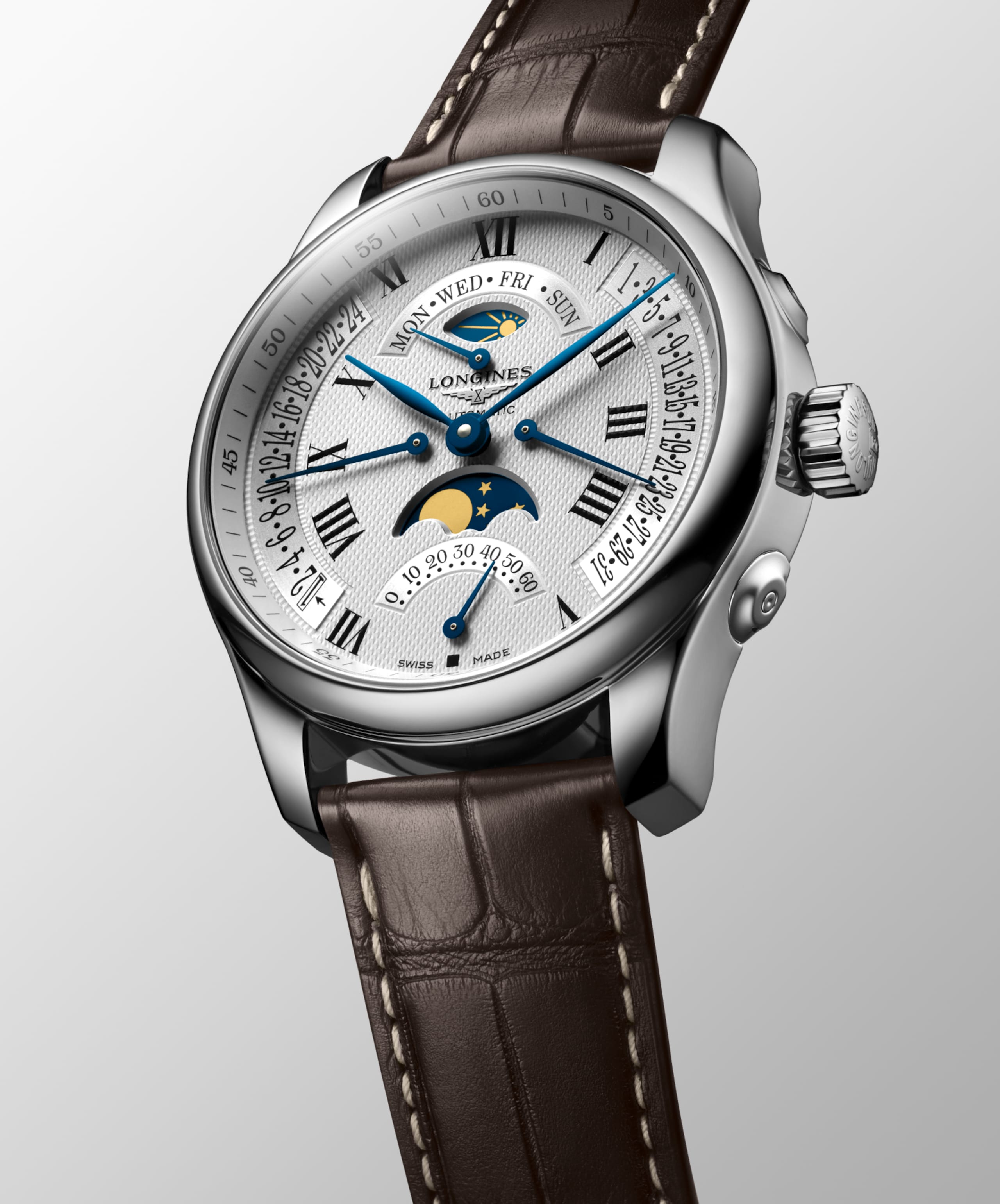 Longines MASTER COLLECTION RETROGRADE automatyczny stal szlachetna Watch - L2.739.4.71.3