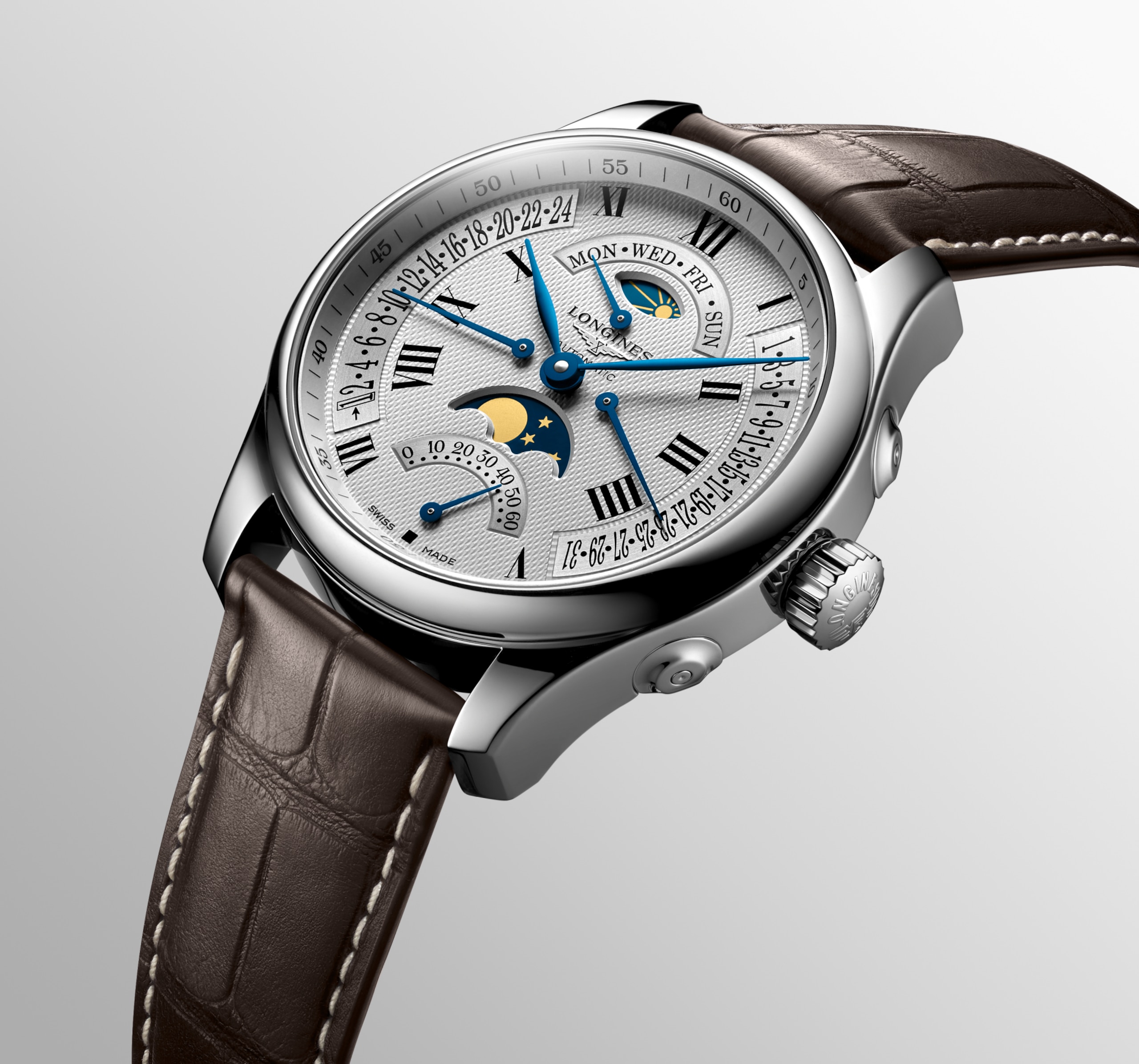 Longines MASTER COLLECTION RETROGRADE automatyczny stal szlachetna Watch - L2.739.4.71.3