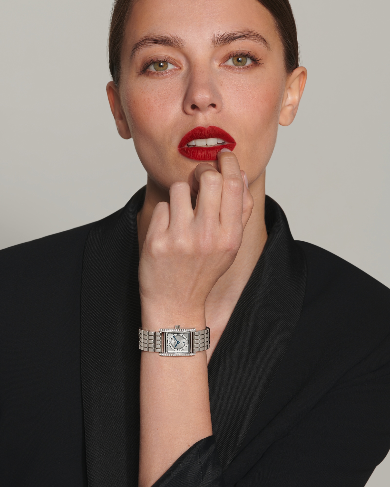 ドルチェヴィータ ミニ クォーツ、ステンレススティール、シルバー