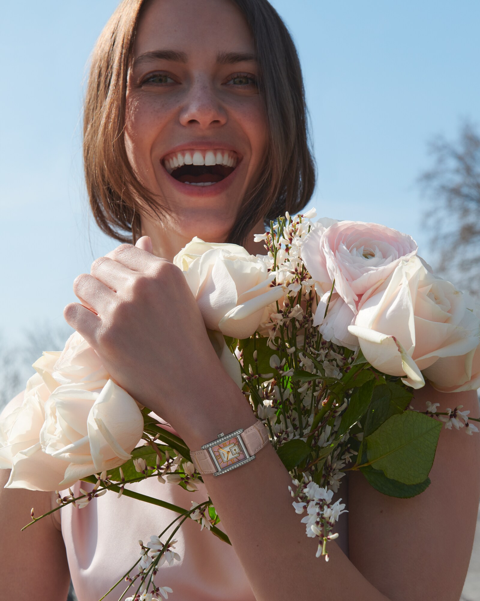 ドルチェヴィータ ミニ クォーツ、ステンレススティール、サンレイ