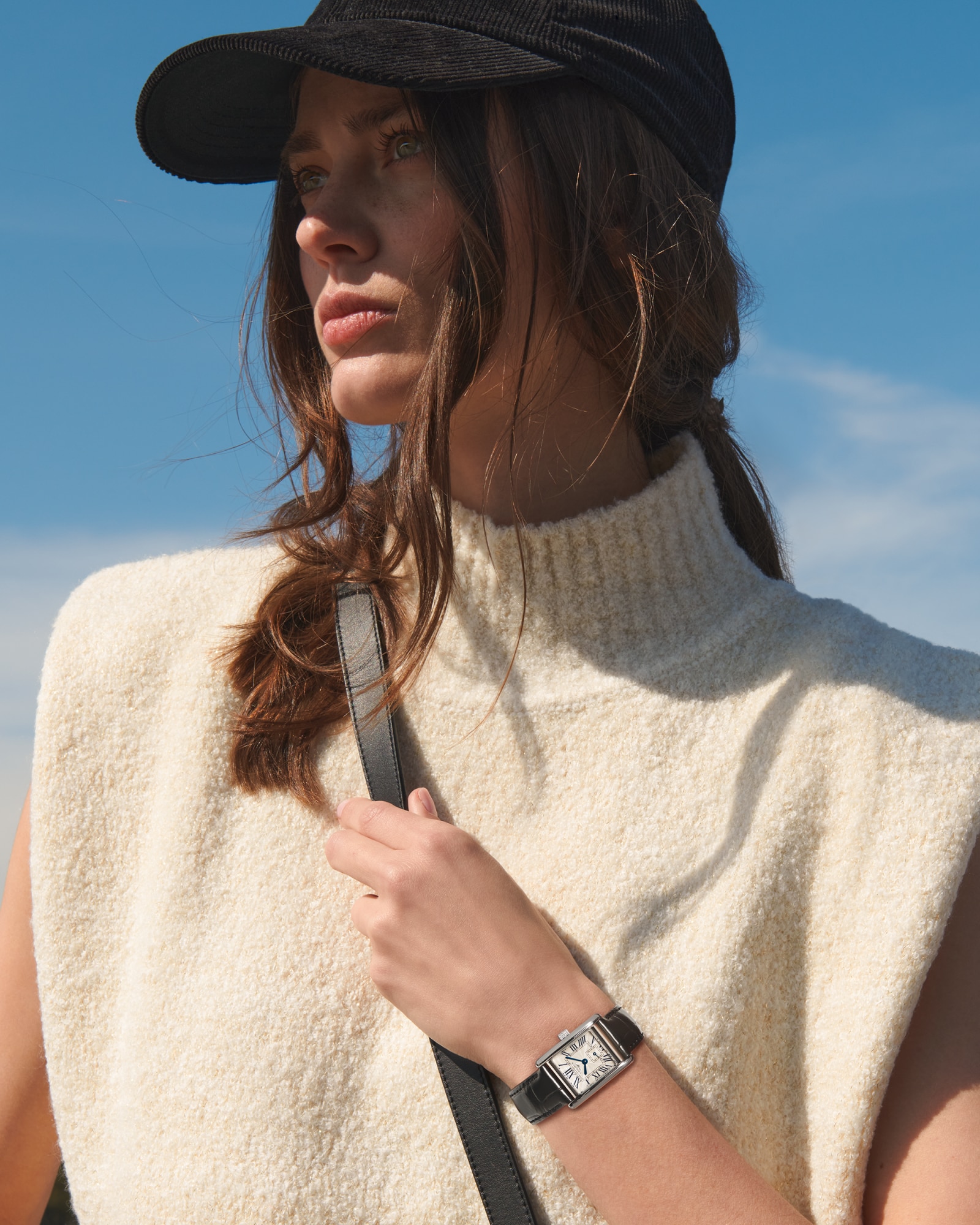 ドルチェヴィータ ミニ クォーツ、ステンレススティール、シルバー