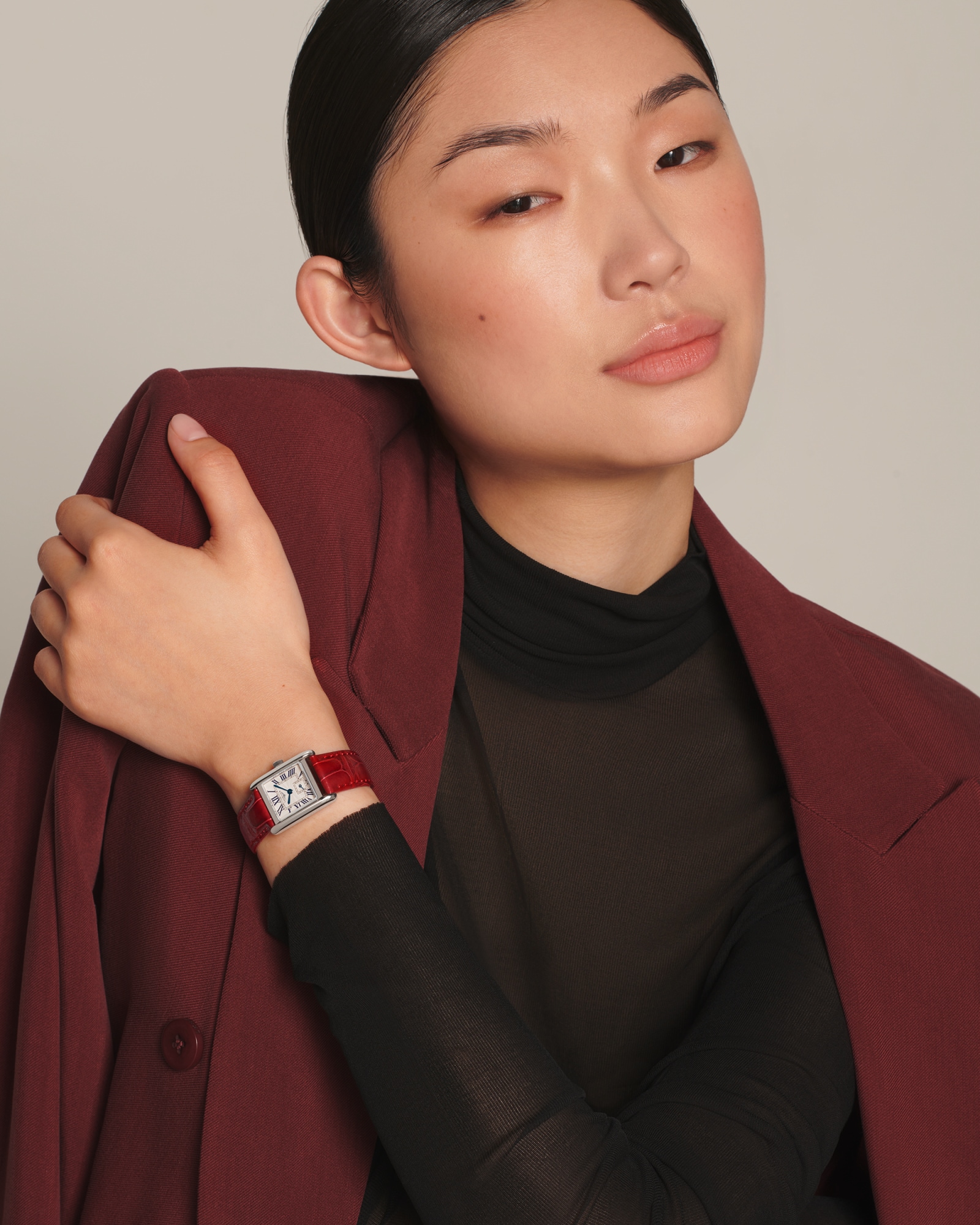 ドルチェヴィータ ミニ クォーツ、ステンレススティール、シルバー