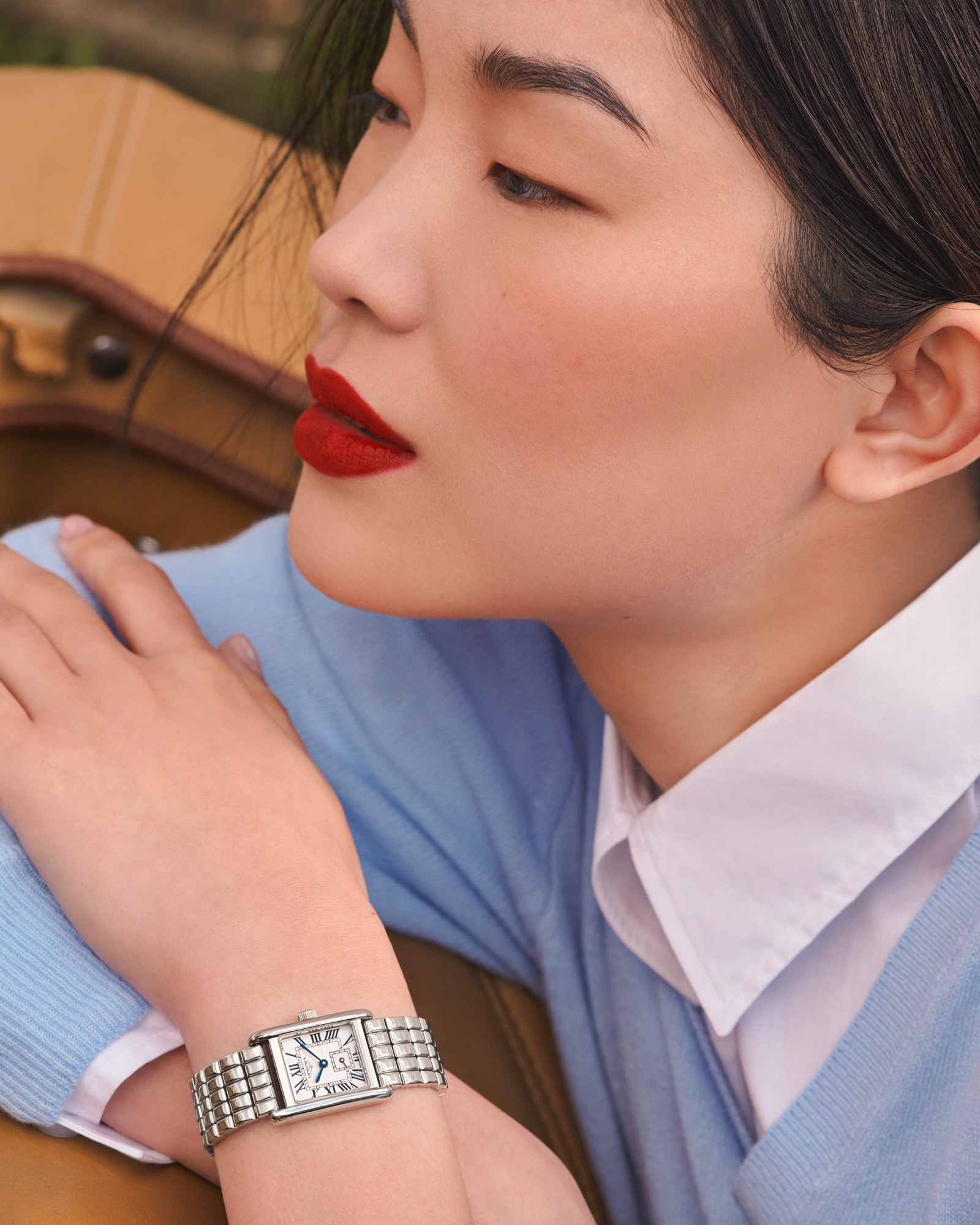 LONGINES MINI DOLCEVITA Quartz, Stainless Steel, Silver 