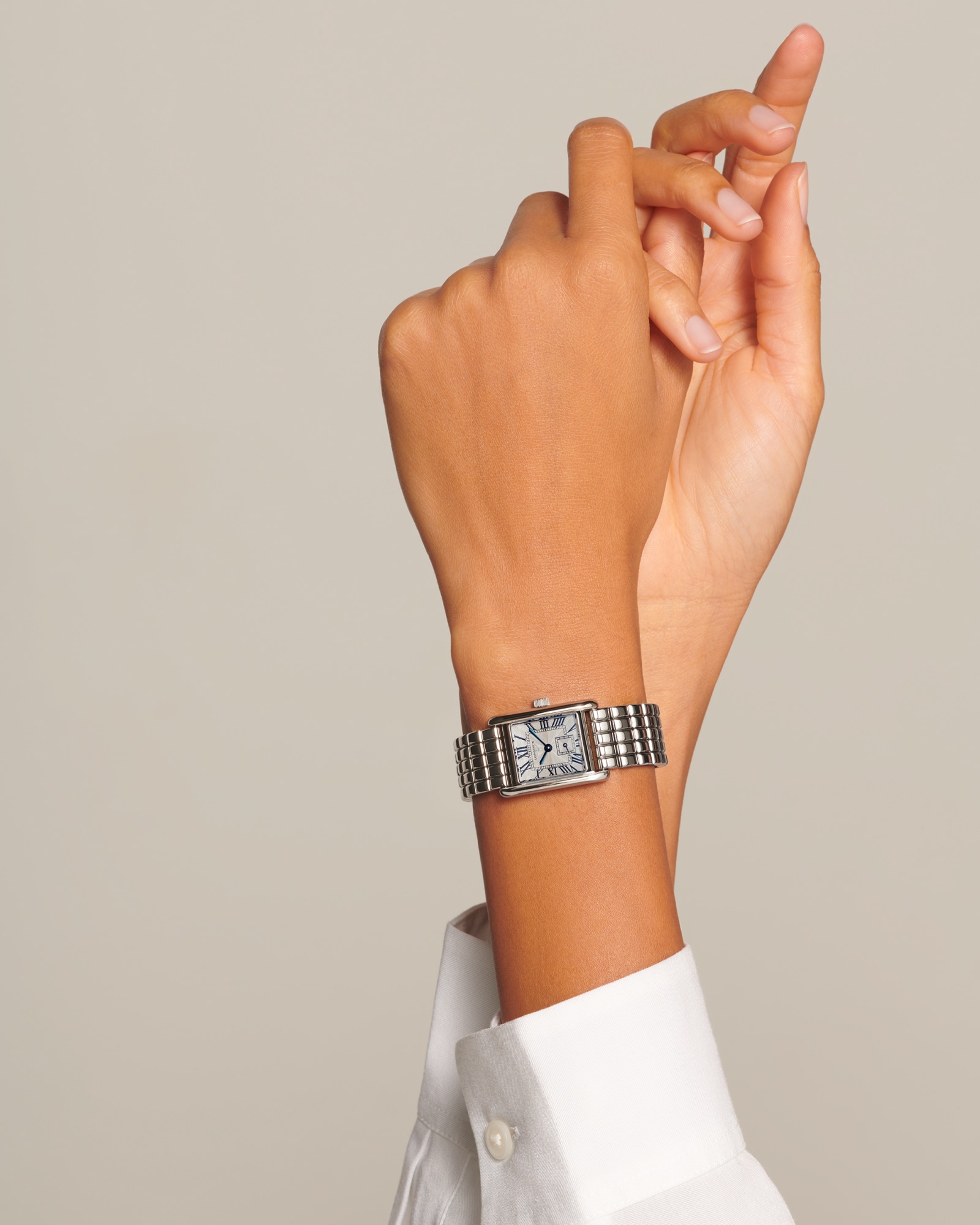 ドルチェヴィータ ミニ クォーツ、ステンレススティール、シルバー