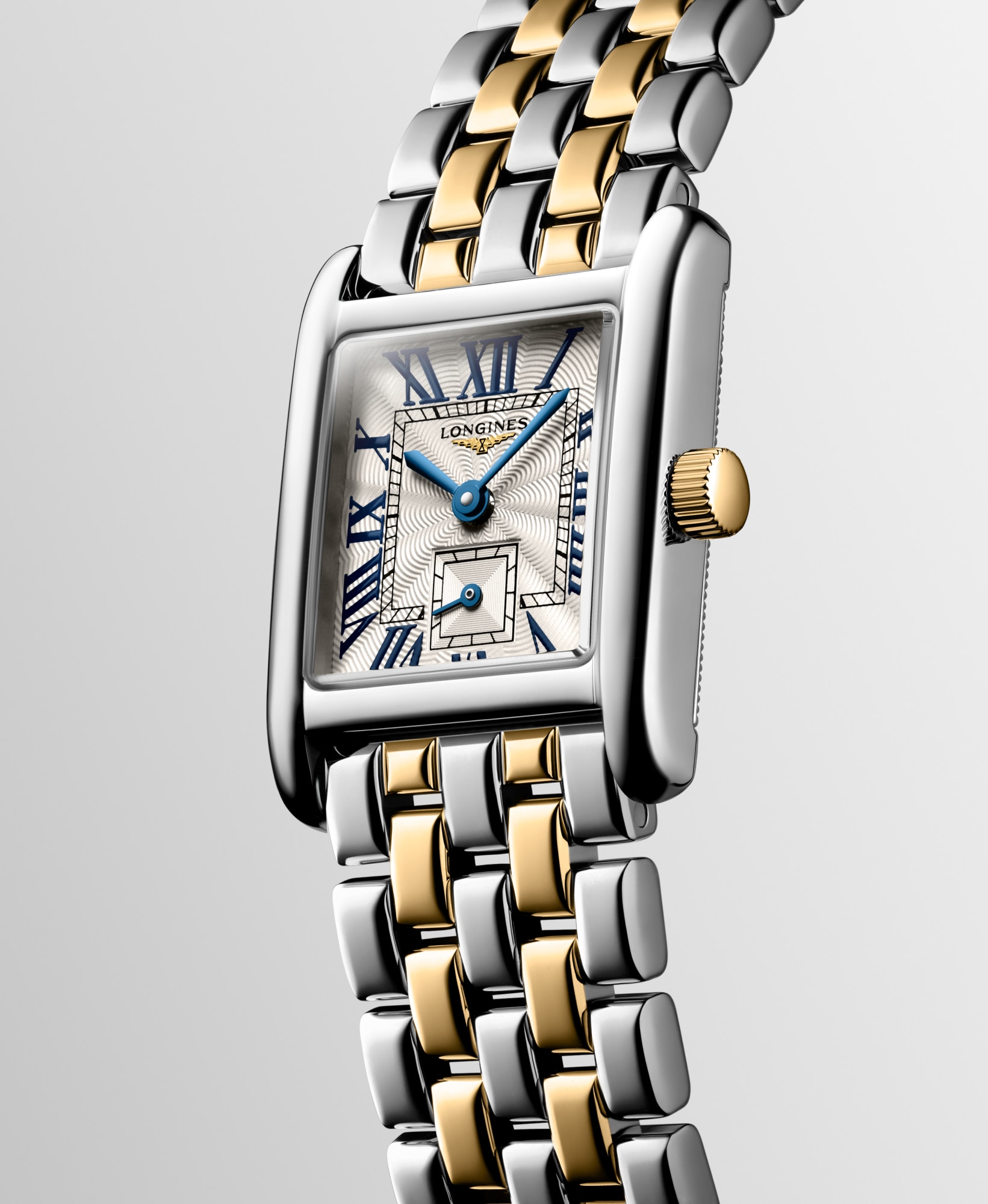 エレガンス 5 LONGINES MINI DOLCEVITA Quartz, Stainless Steel With 18 Karat