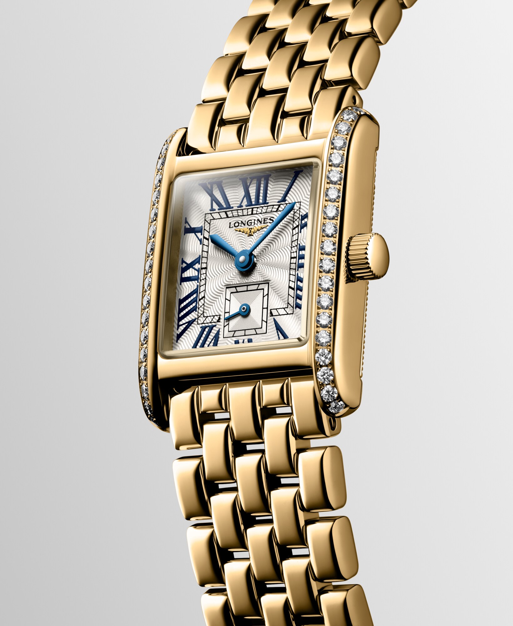 LONGINES 18金 イエローゴールド ドルチェヴィータ レディス LONGINES MINI DOLCEVITA Quartz, 18 Karat Yellow Gold, Silver