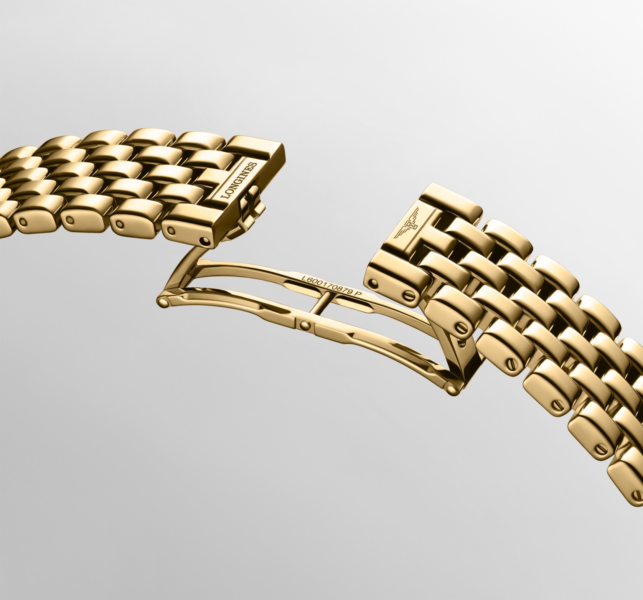 ドルチェヴィータ ミニ クォーツ、18kイエローゴールド、シルバー