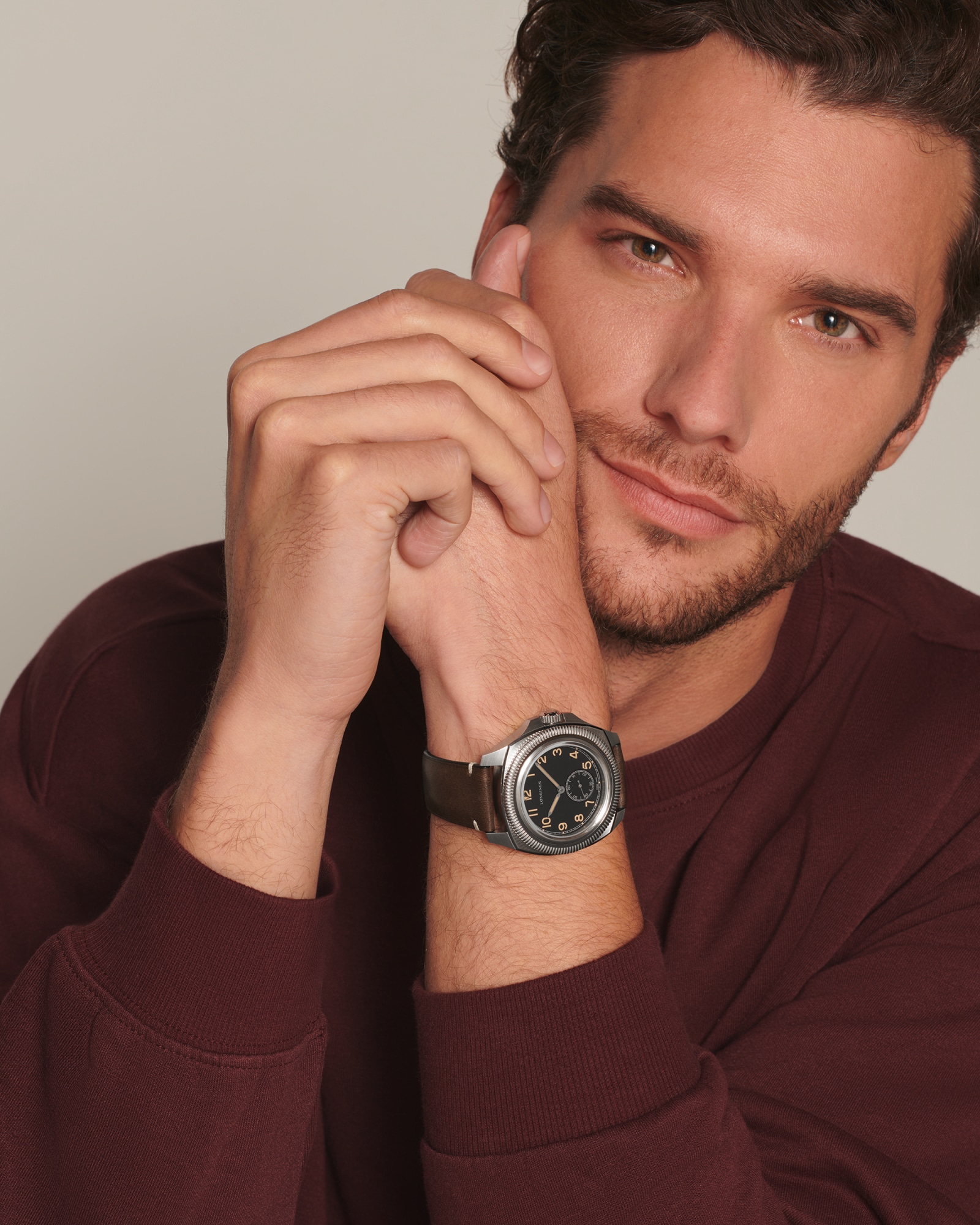 ロンジン パイロット マジェテック 自動巻、ステンレススティール