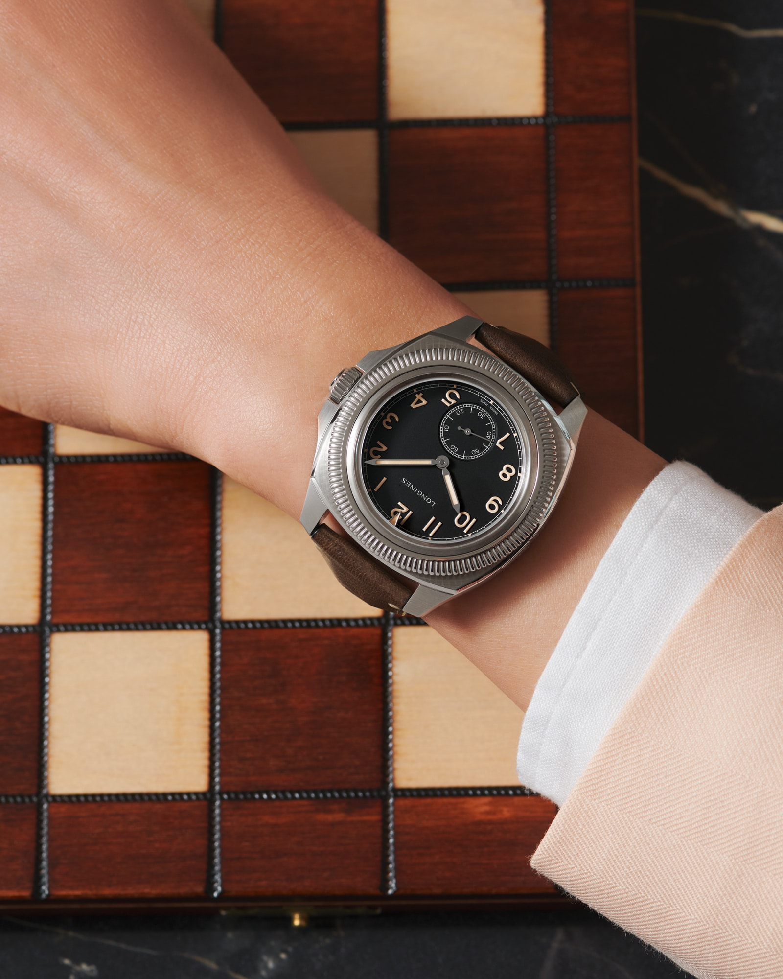 ロンジン パイロット マジェテック 自動巻、ステンレススティール