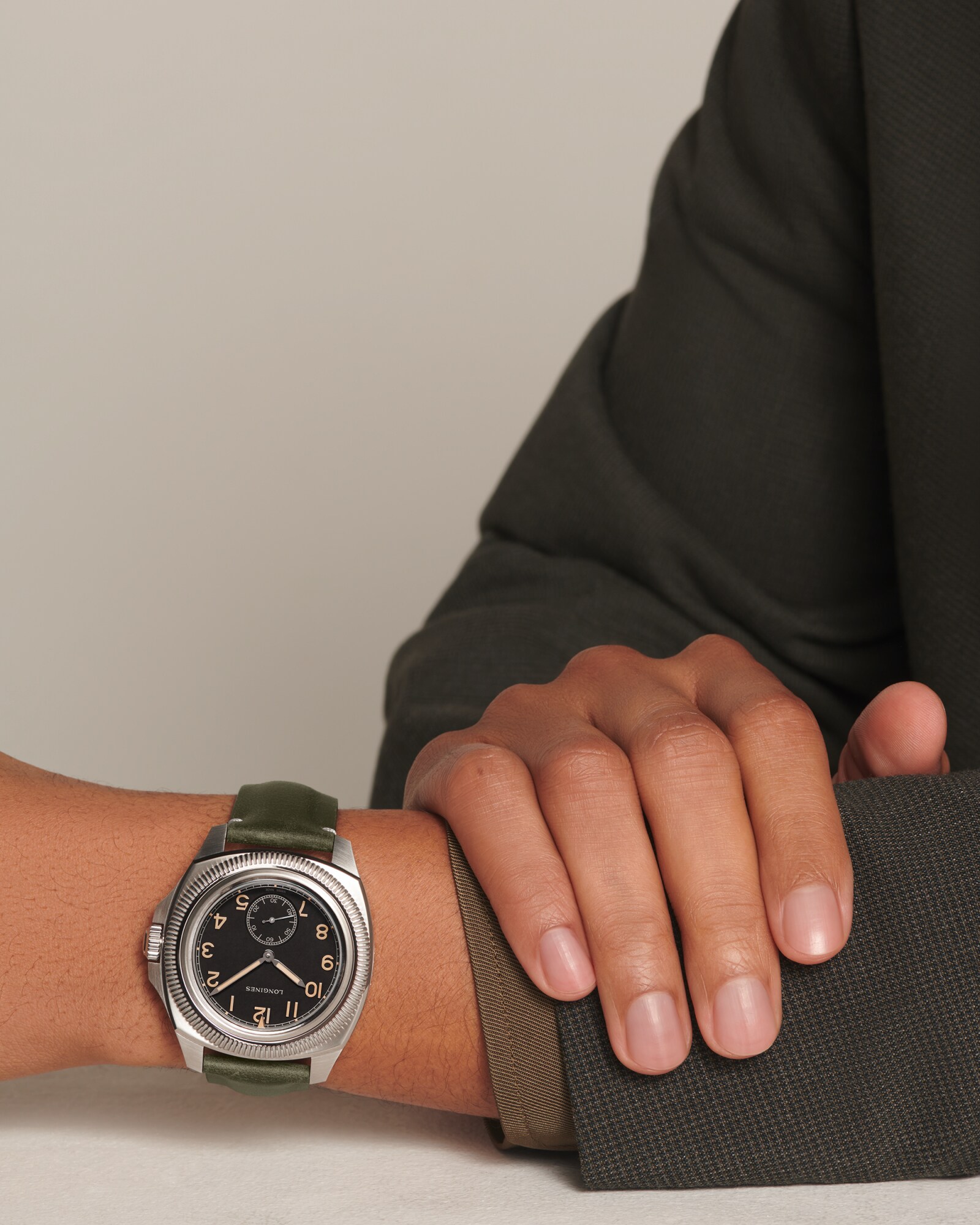 ロンジン パイロット マジェテック 自動巻、ステンレススティール