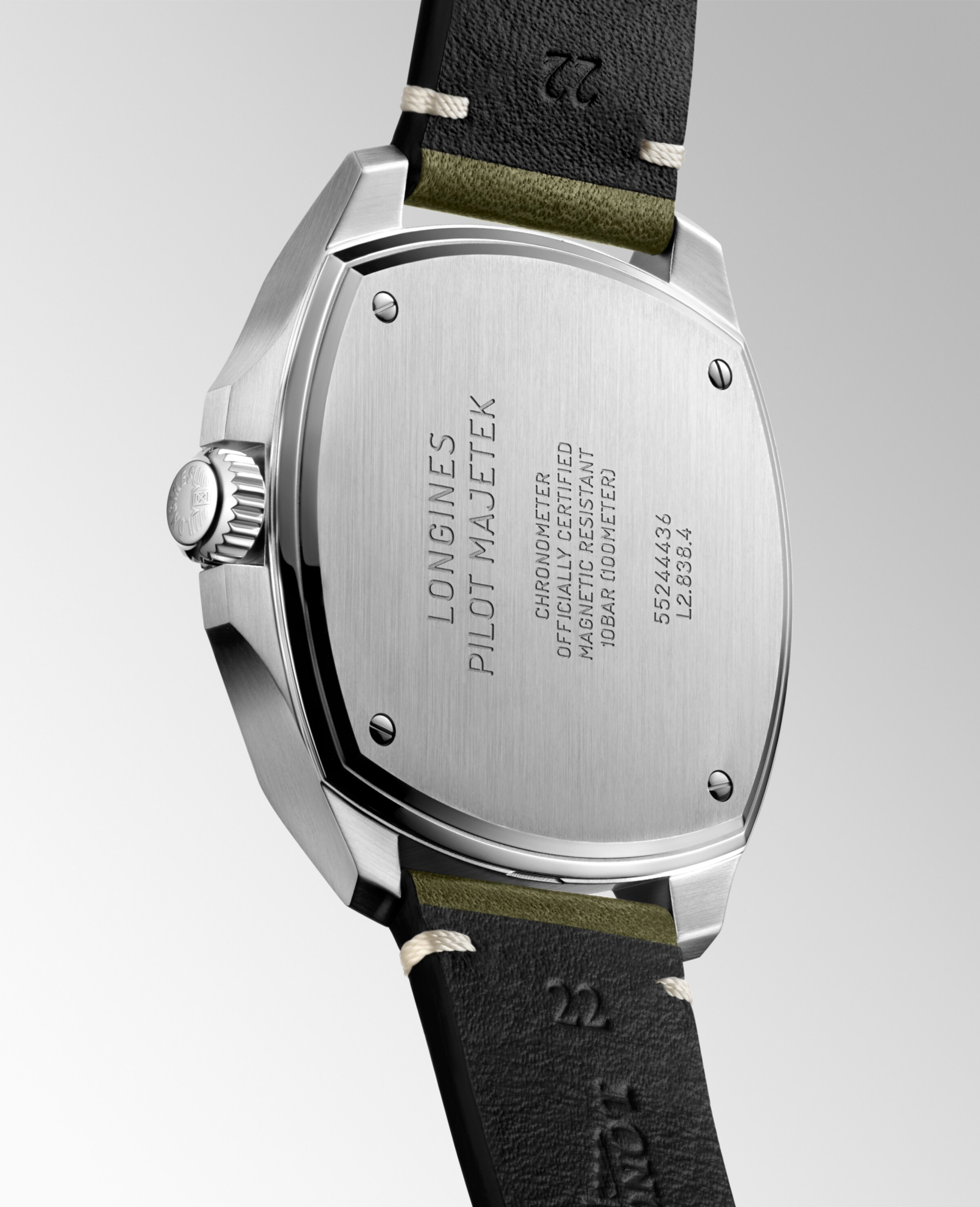 Longines PILOT MAJETEK Automatic Stainless steel Watch - L2.838.4.53.2