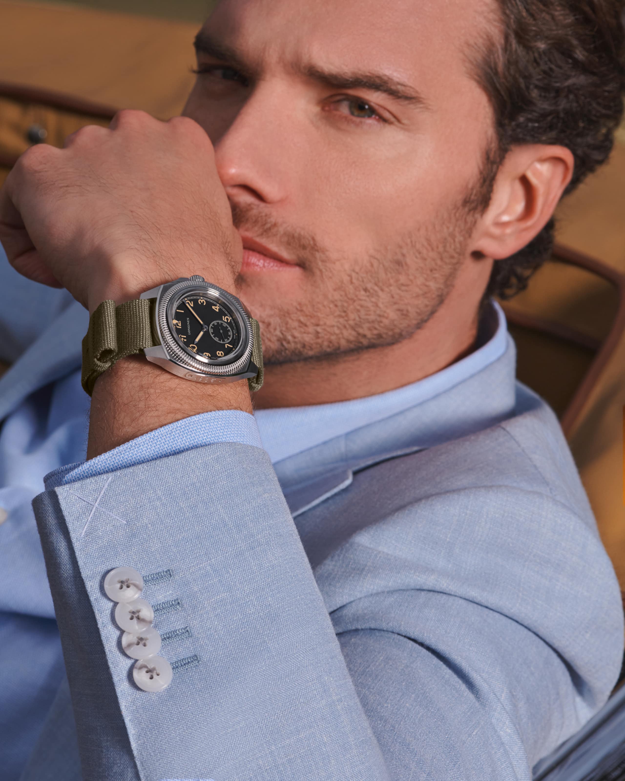 Longines PILOT MAJETEK automatique acier Watch - L2.838.4.53.8