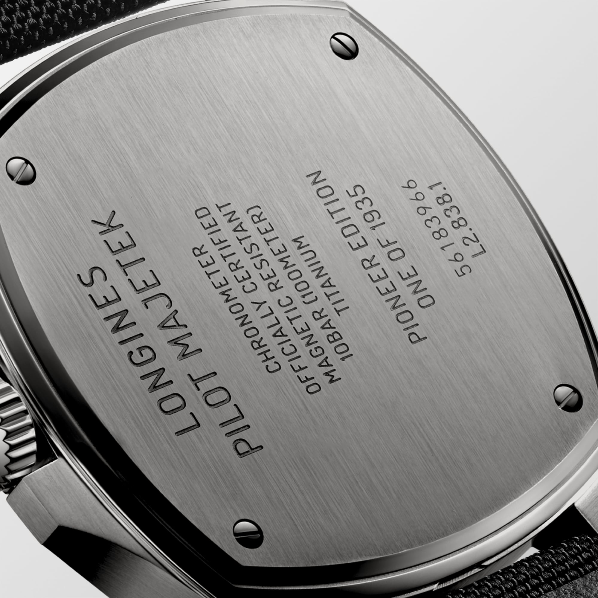 LONGINES PILOT MAJETEK PIONEER EDITION Automatic, Titanium, Black