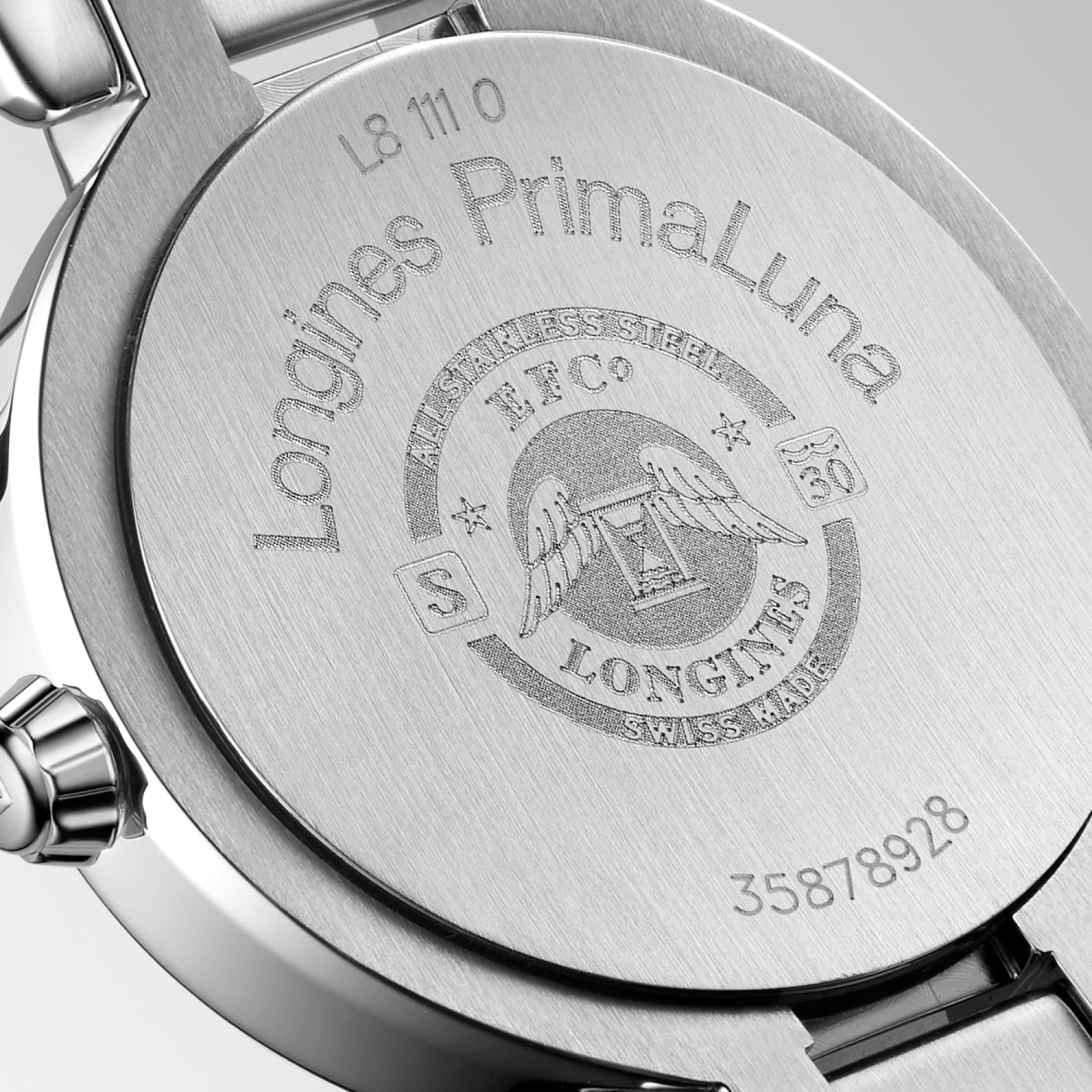 Longines PRIMALUNA Automatic Stainless steel Watch - L8.111.0.71.6