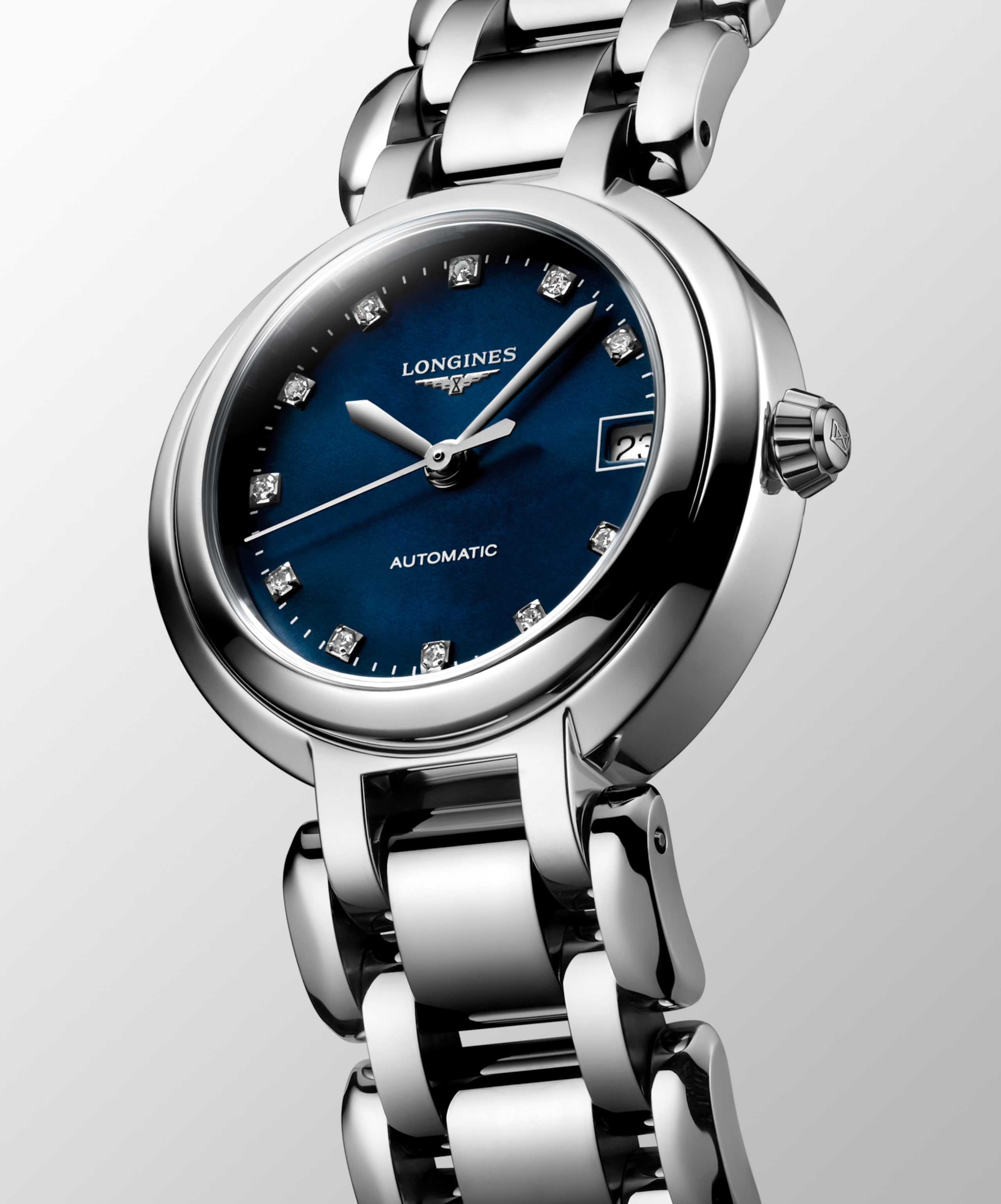 Longines PRIMALUNA automatic stainless steel Watch - L8.111.4.98.6
