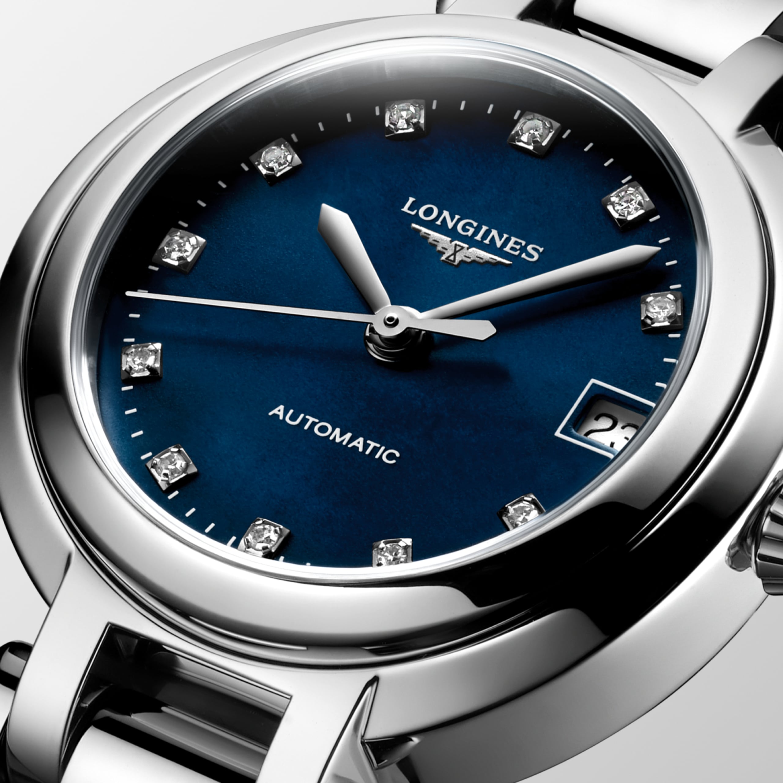 Longines PRIMALUNA automatic stainless steel Watch - L8.111.4.98.6