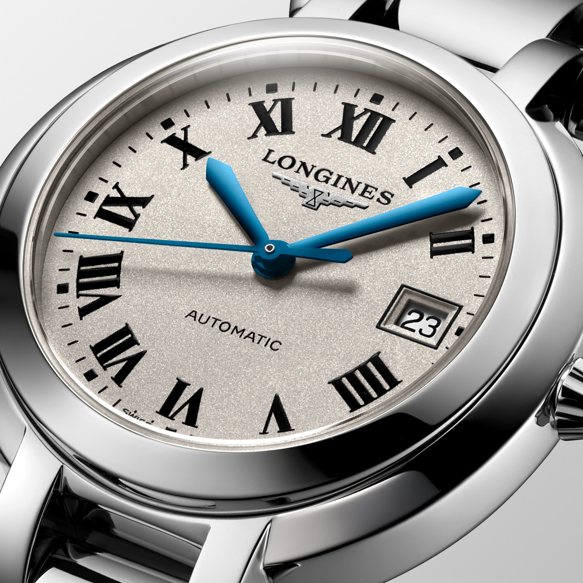 Longines Primaluna Automatic watch 30mm, Silver L81134716 Longines Primaluna Automatic watch 30mm, Silver L81134716