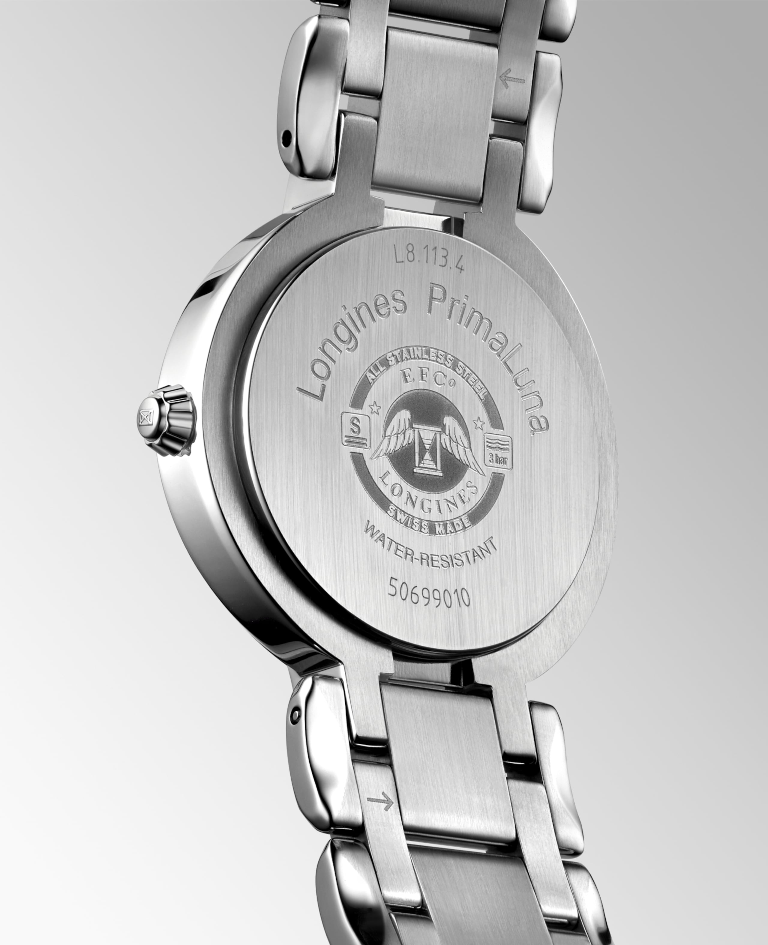 Longines PRIMALUNA Automatik Edelstahl Watch - L8.113.4.71.6
