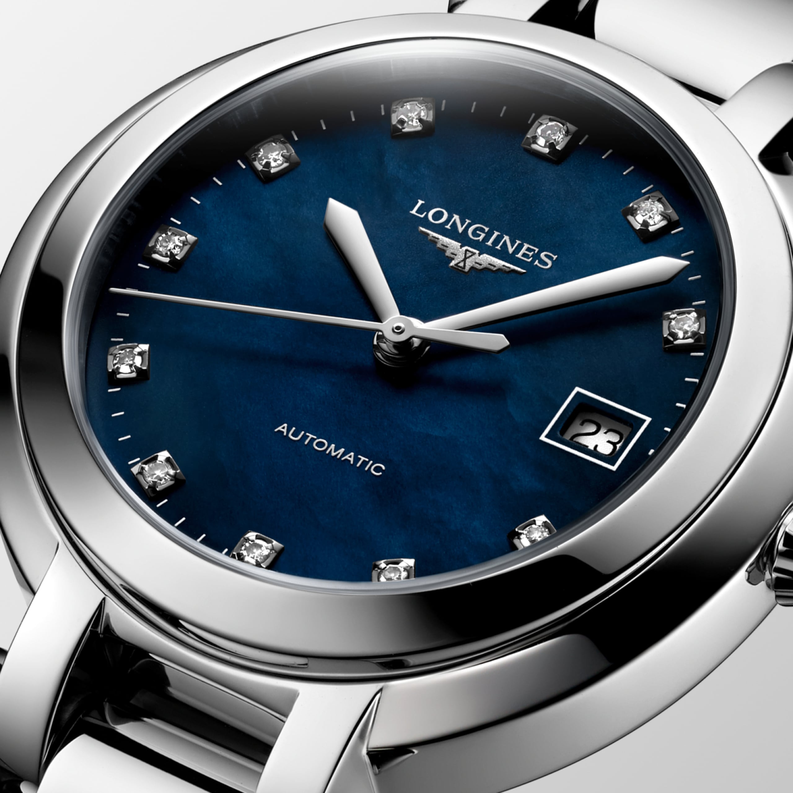 Longines PRIMALUNA automatico acciaio inossidabile Watch - L8.113.4.98.6