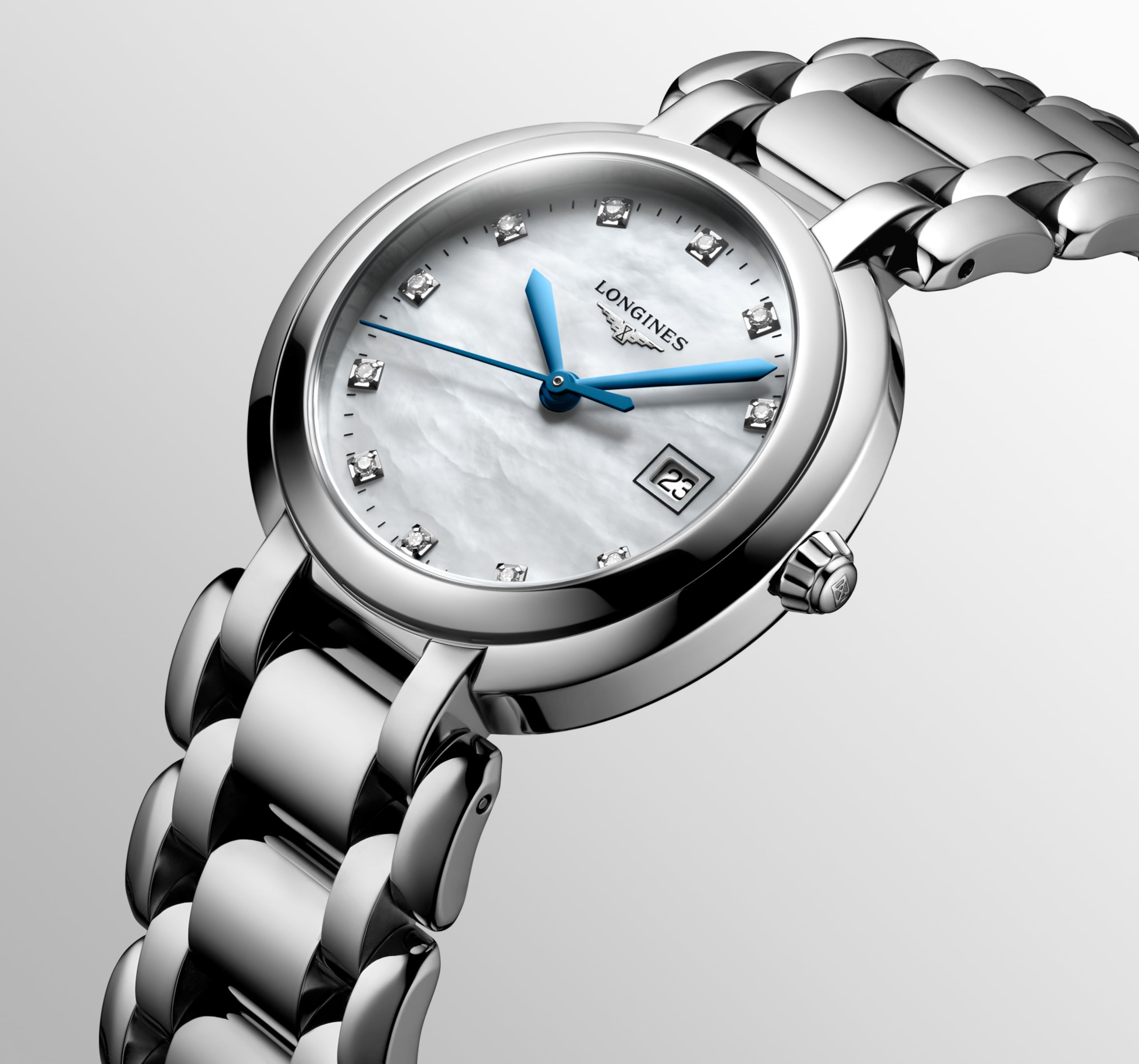 Longines PRIMALUNA quartz paslanmaz çelik Watch - L8.122.4.87.6