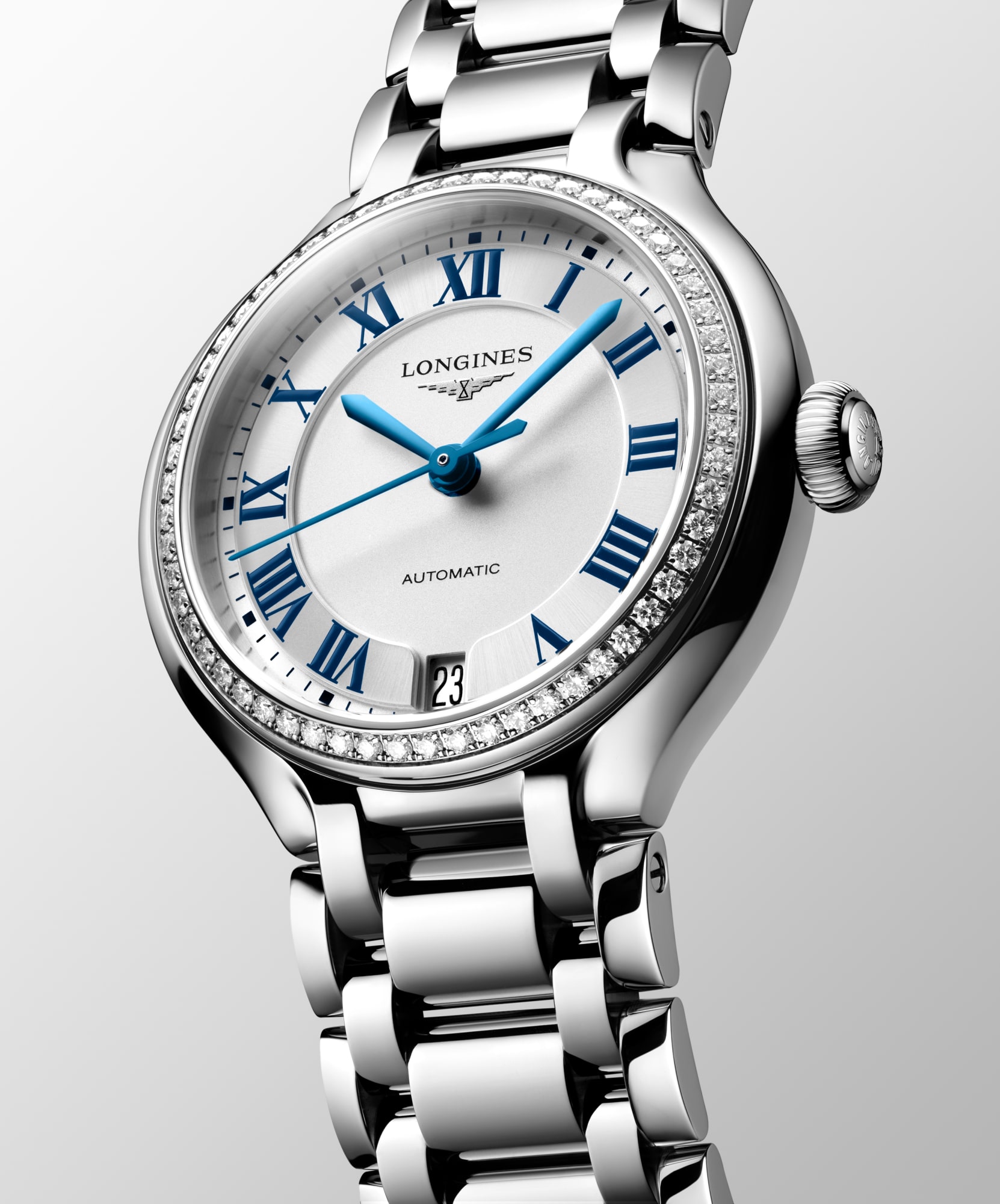 LONGINES PRIMALUNA | Ø 34.00 mm, Sunray Silver | L8.124.0.71.6