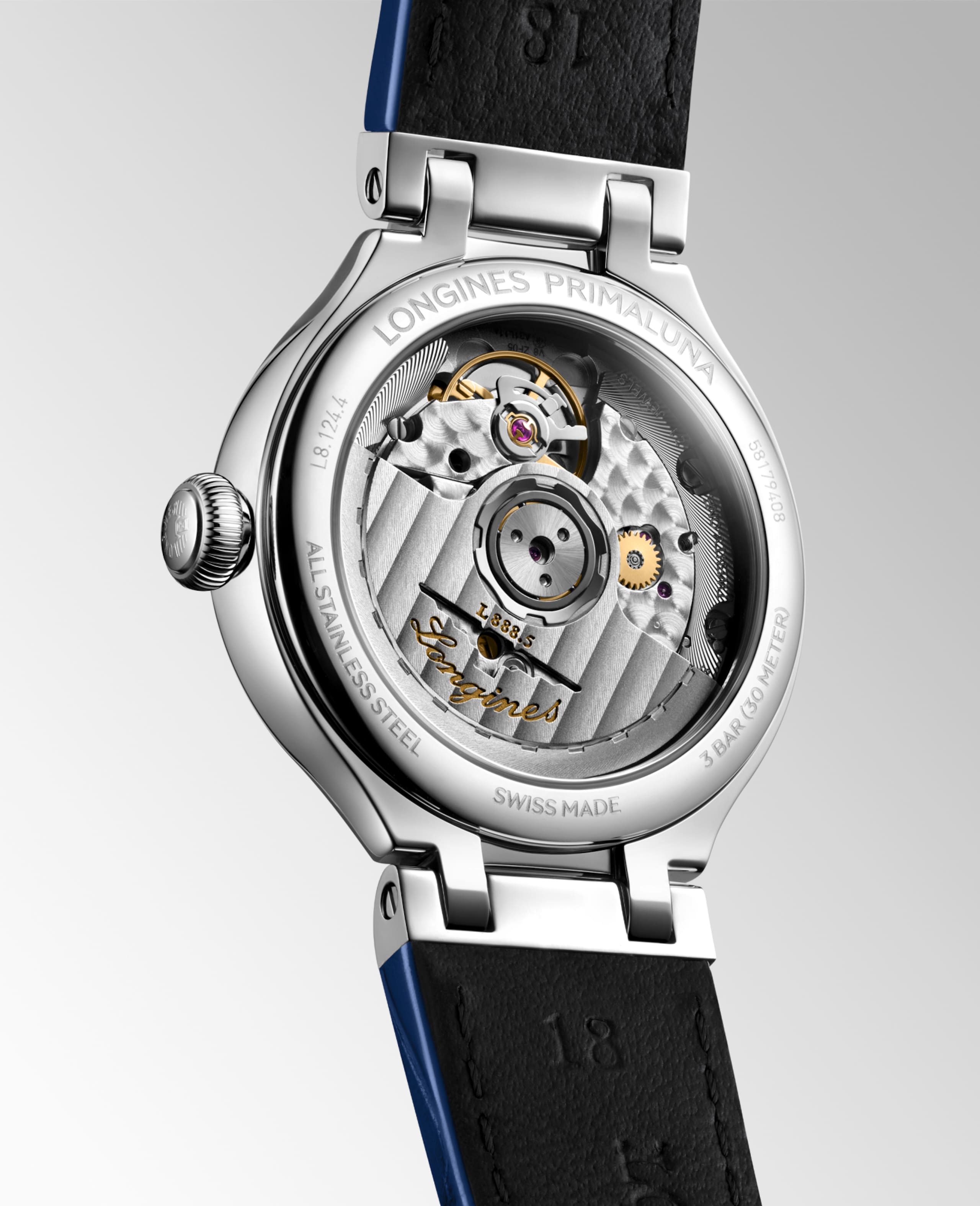 Longines PRIMALUNA automatic stainless steel Watch - L8.124.4.71.2