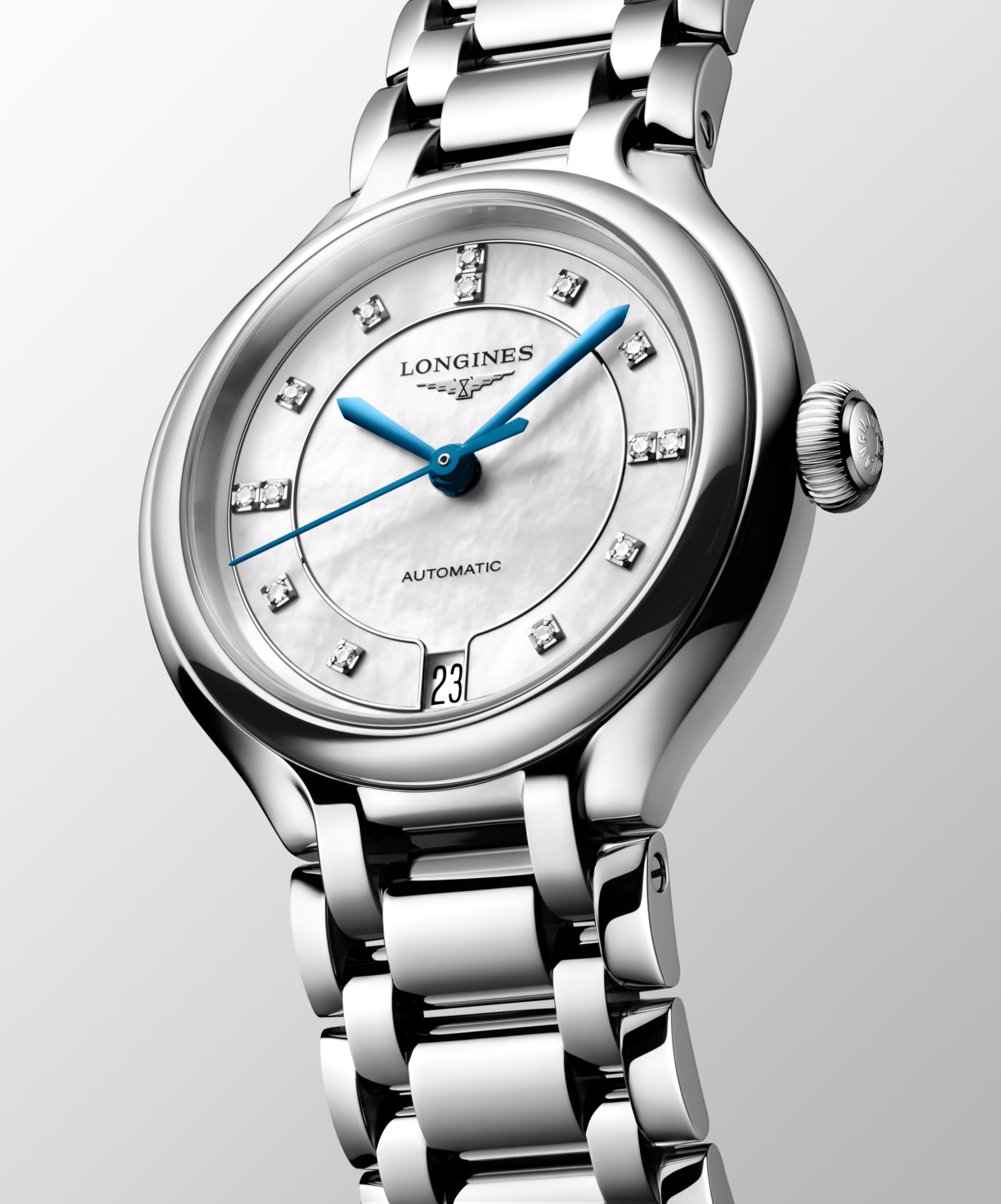 Longines PRIMALUNA automatico acciaio inossidabile Watch - L8.124.4.87.6
