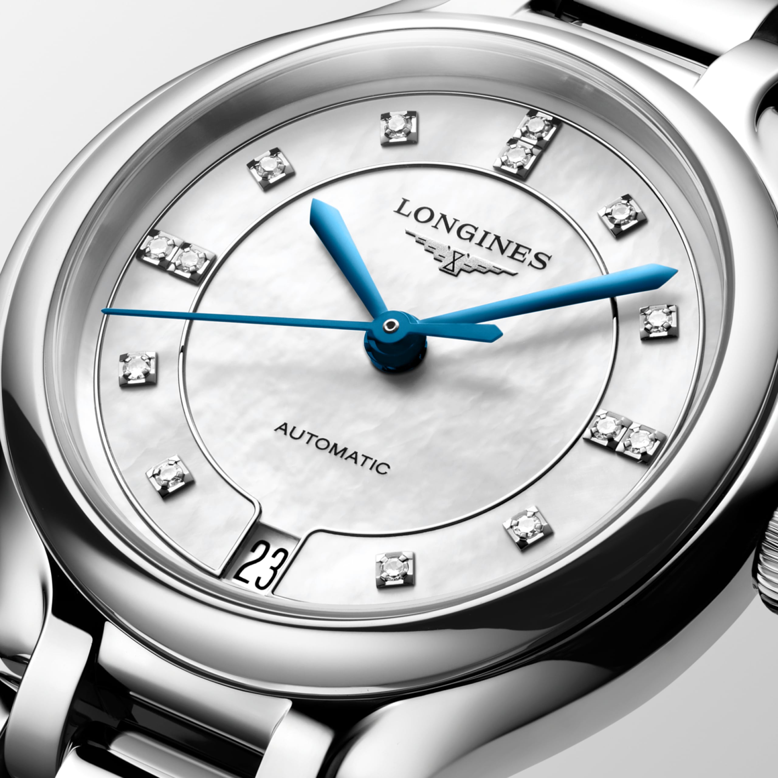 Longines PRIMALUNA automatico acciaio inossidabile Watch - L8.124.4.87.6