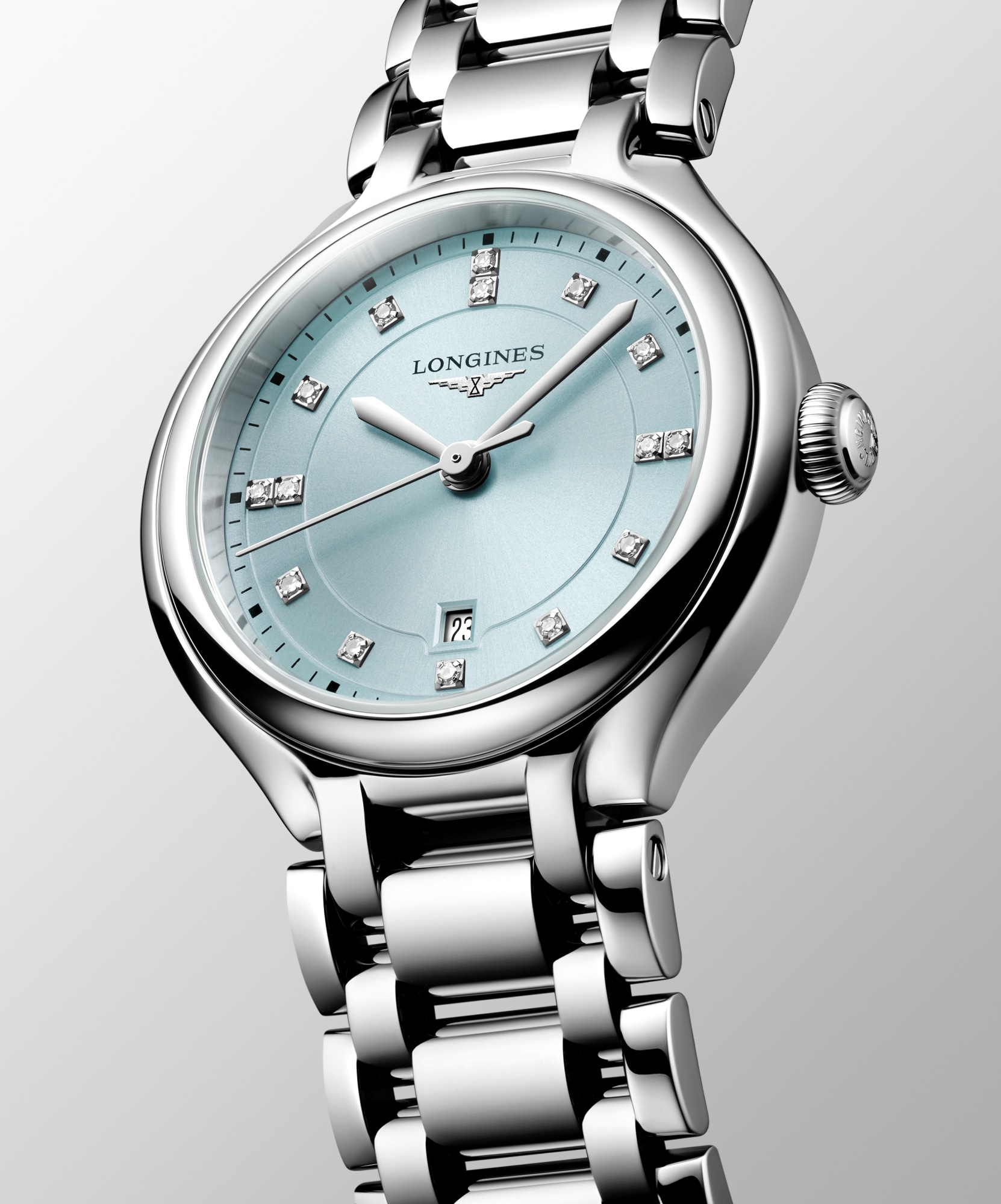 LONGINES PRIMALUNA Quartz, Paslanmaz Çelik, N/A Bilezik Ile Kadran
