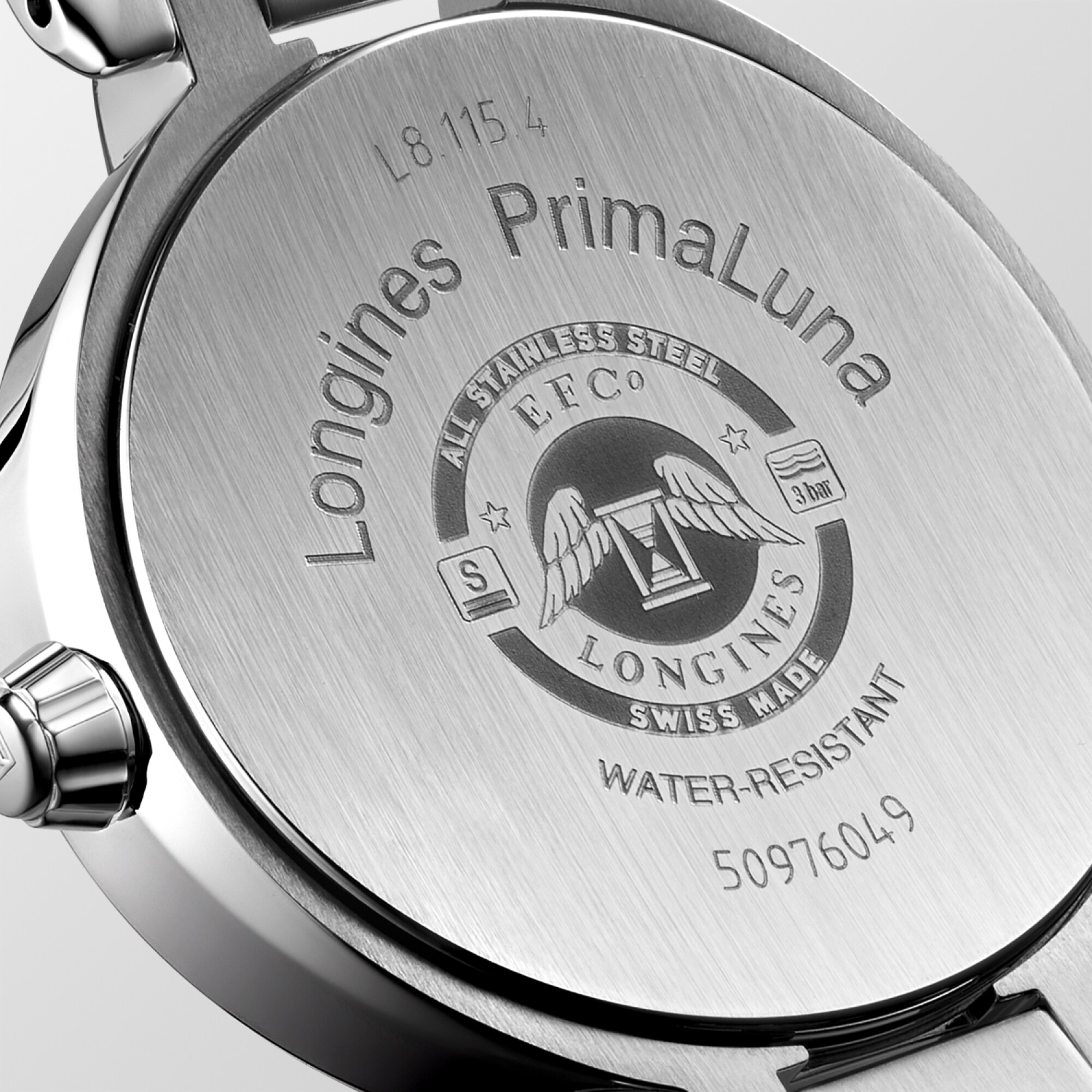 Longines Primaluna Moonphase Quartz watch 30.5mm, Blue Longines Primaluna Moonphase Quartz watch 30.5mm, Blue