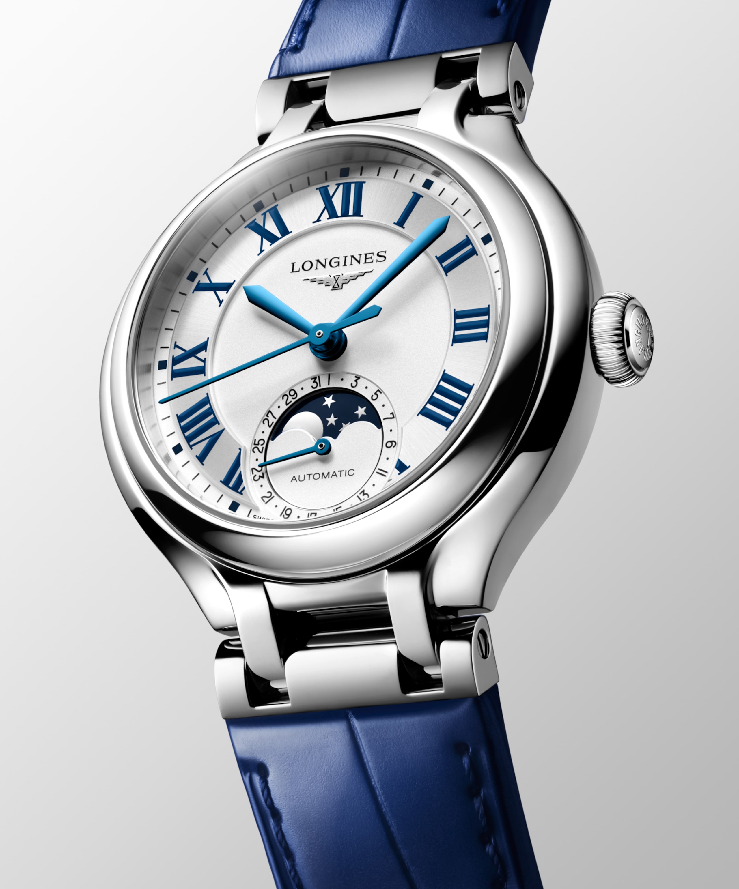Longines primaluna moonphase automatik edelstahl Watch - l8.126.4.71.2