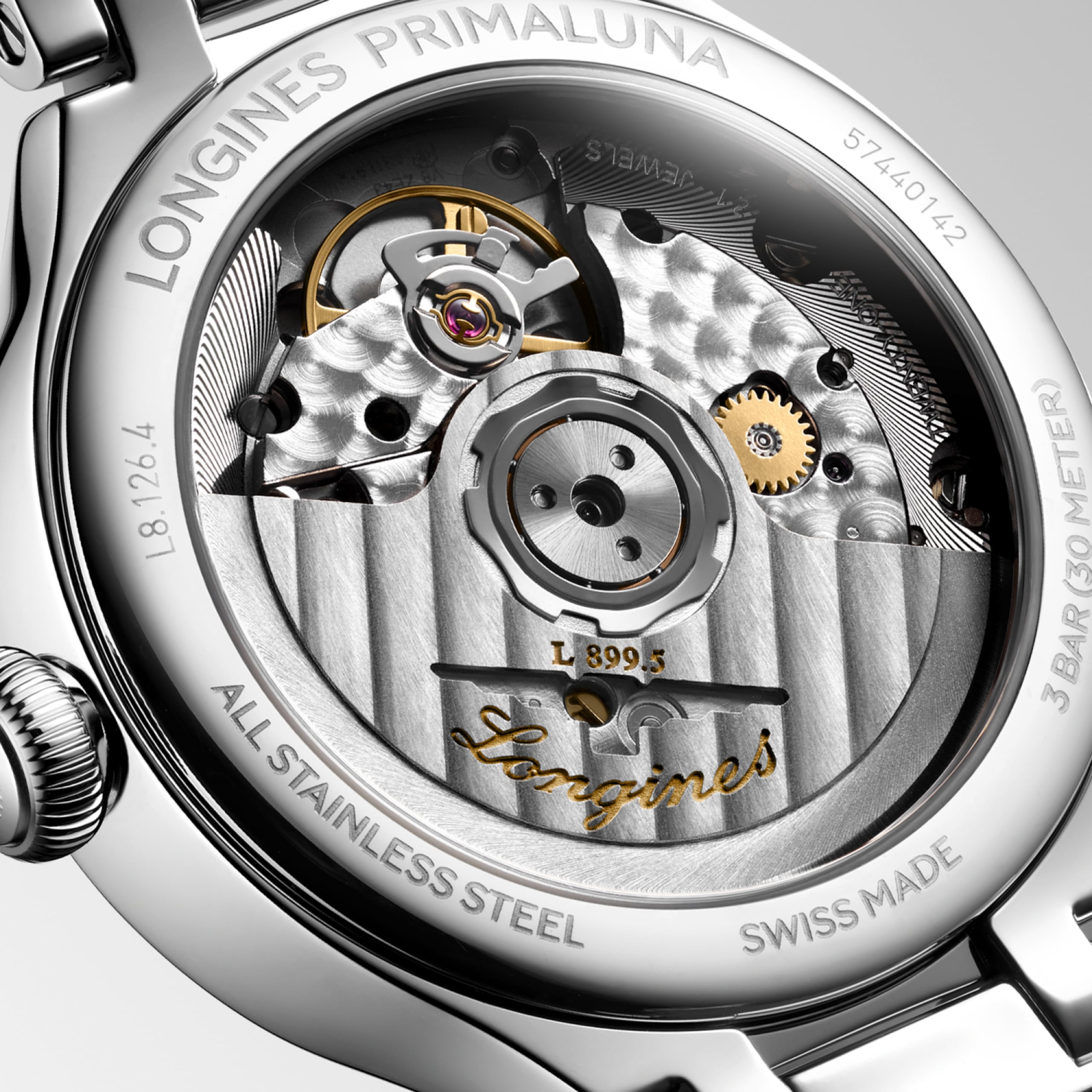 Longines primaluna moonphase automatik edelstahl Watch - l8.126.4.87.2