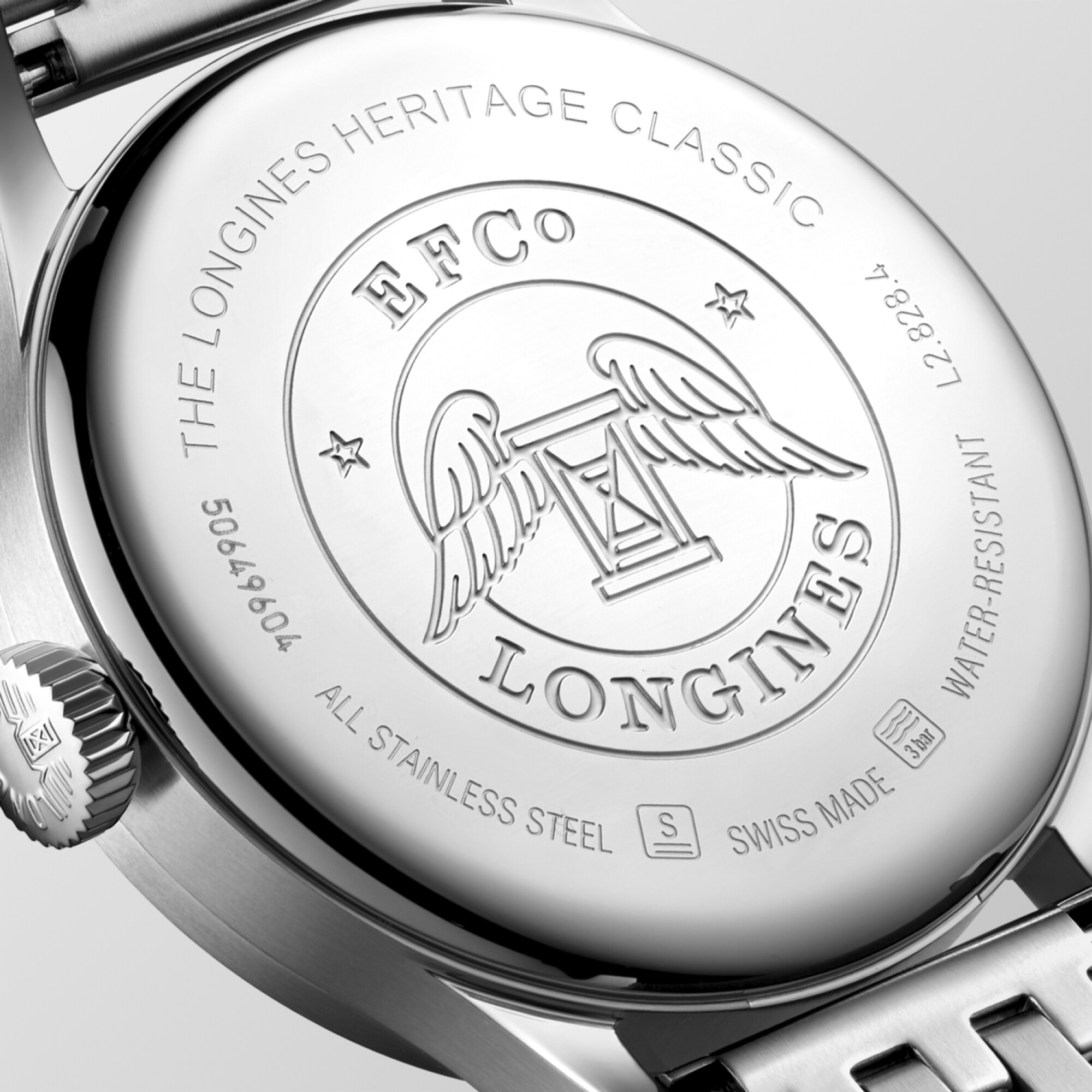 LONGINES SECTOR DIAL 自動巻、ステンレススティール、ブラック LONGINES SECTOR DIAL 自動巻、ステンレススティール、ブラック