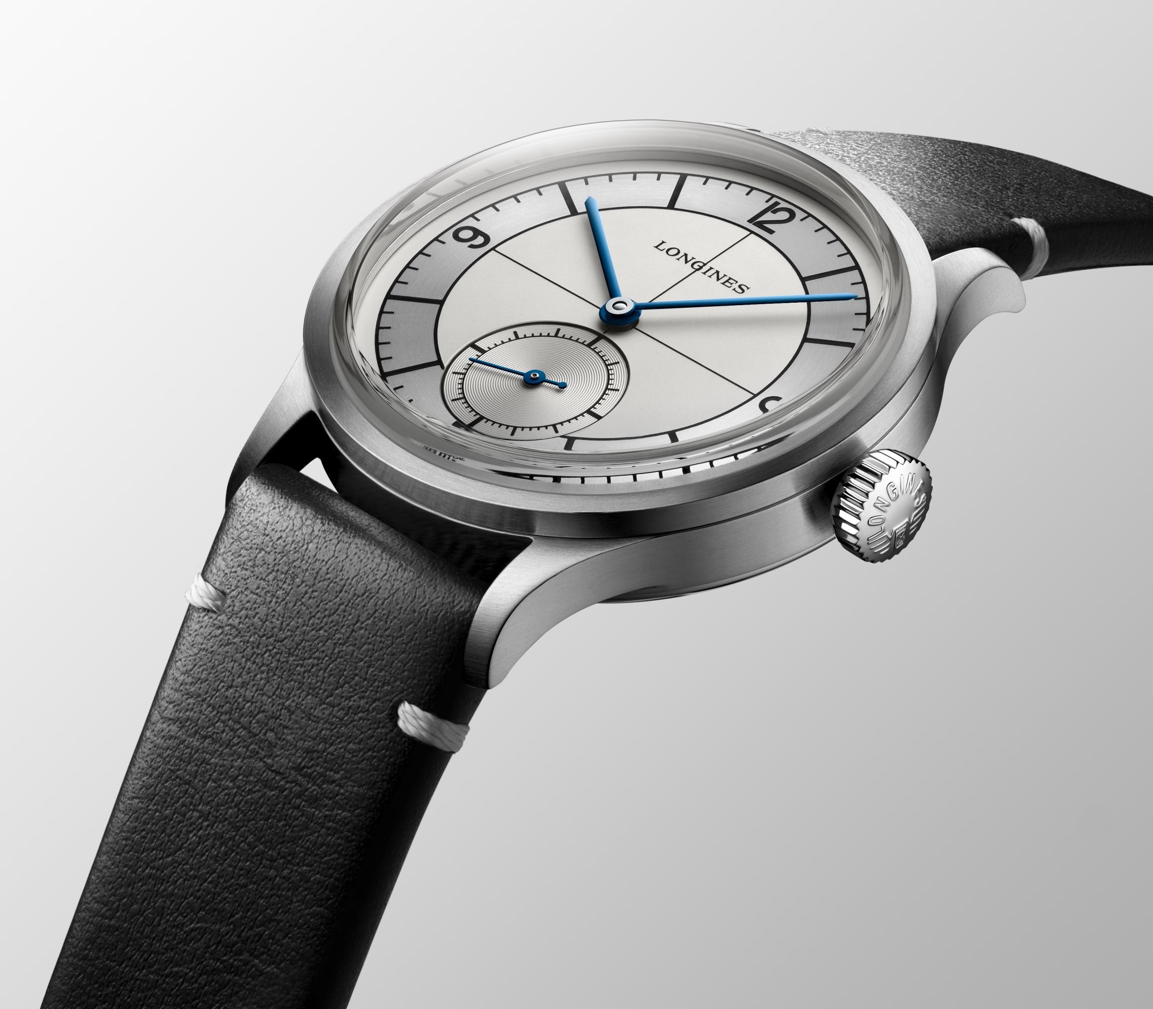 LONGINES SECTOR DIAL Automatic, Stainless Steel, Opaline Ivory