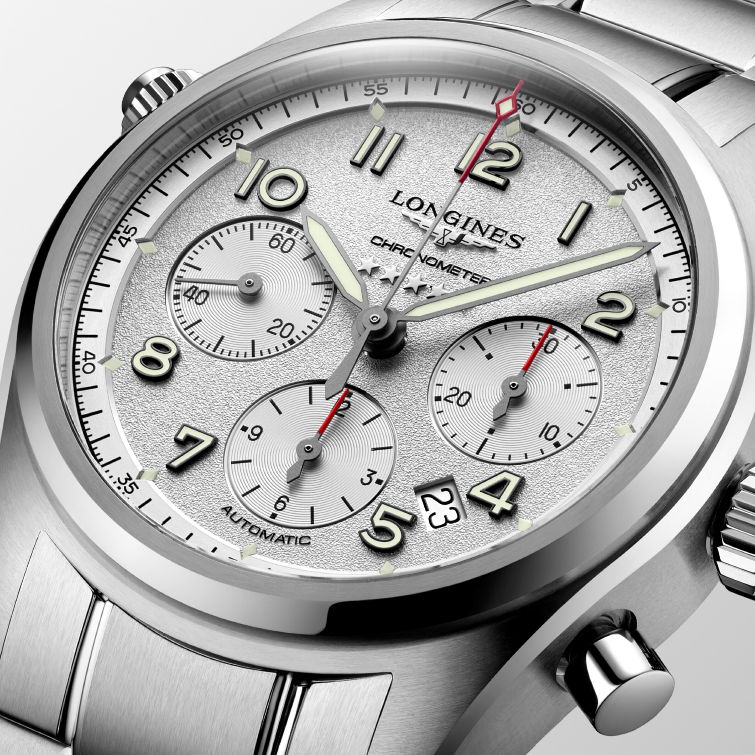 Longines SPIRIT Automatic Stainless steel Watch - L3.820.4.73.6