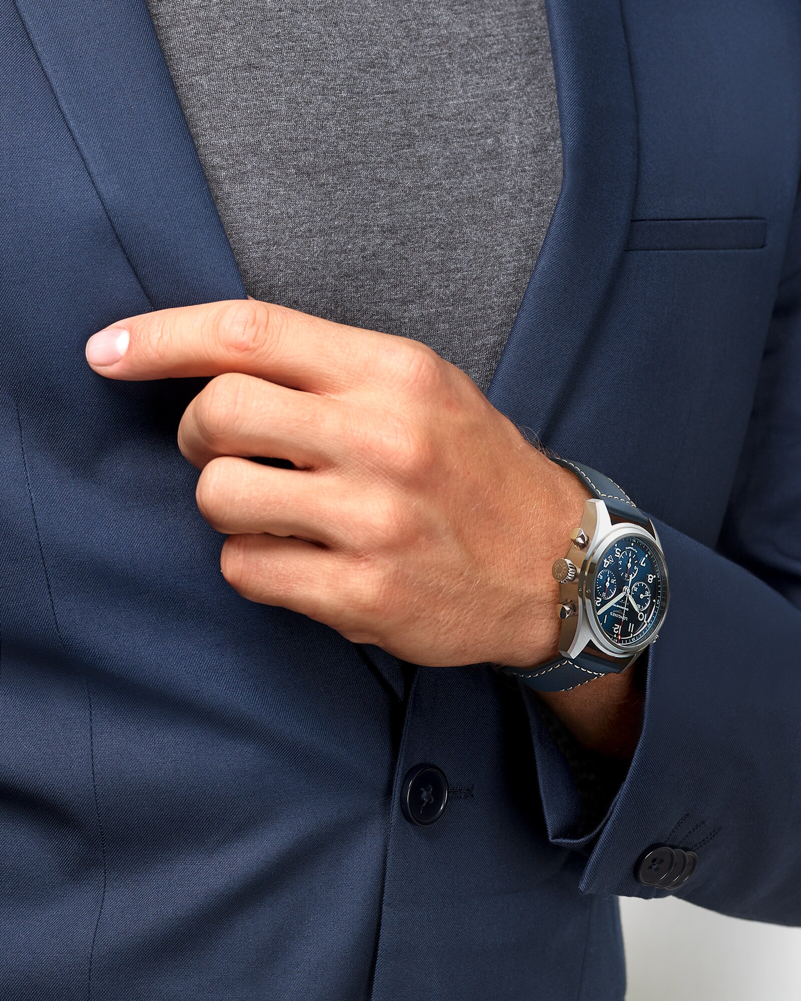 LONGINES SPIRIT CHRONOGRAPH Automatic, Stainless Steel