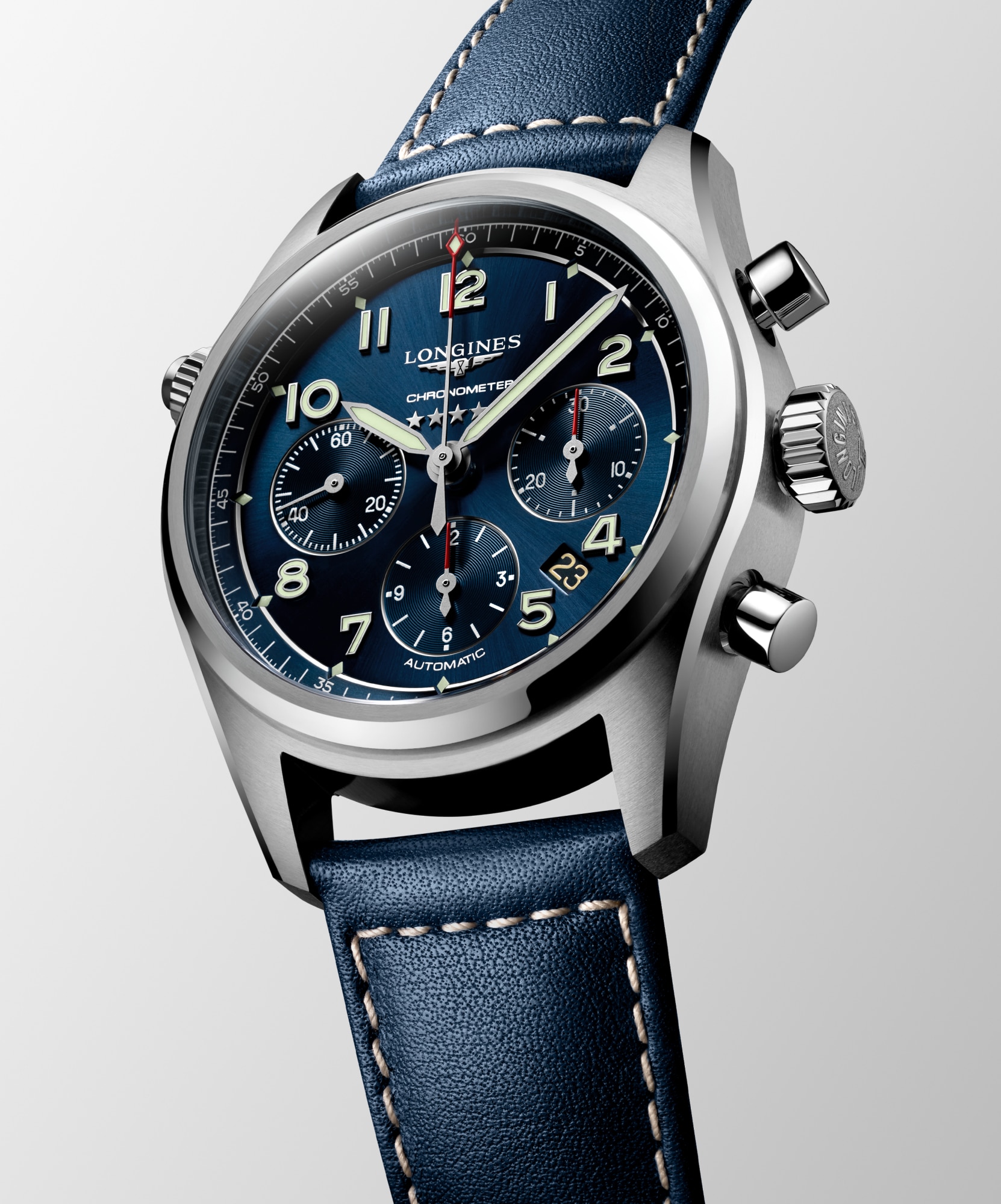 ロンジン スピリット クロノグラフ：パイロットの精度 | LONGINES JP
