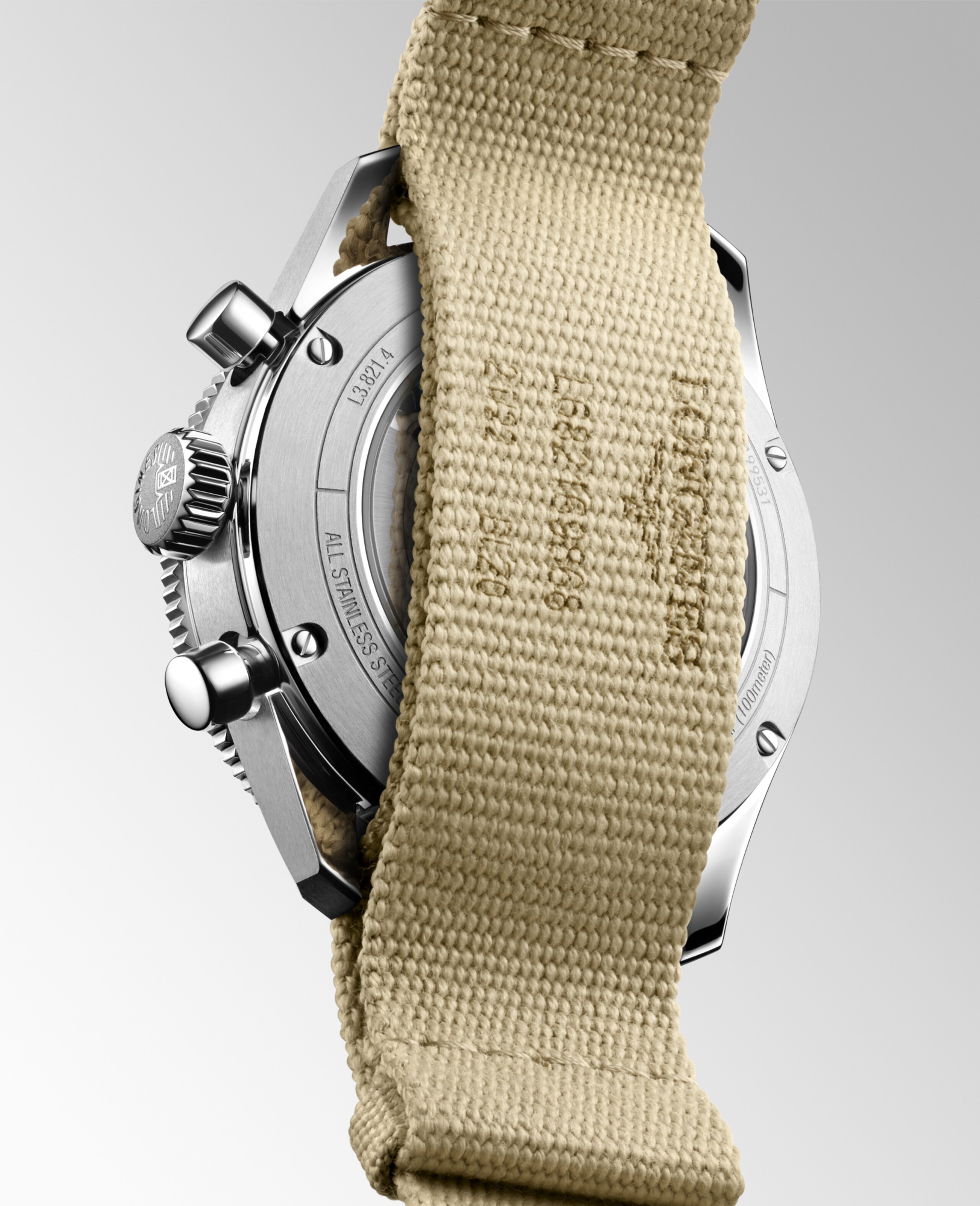 Longines SPIRIT FLYBACK automatique acier inoxydable et lunette en céramique Watch - L3.821.4.53.9