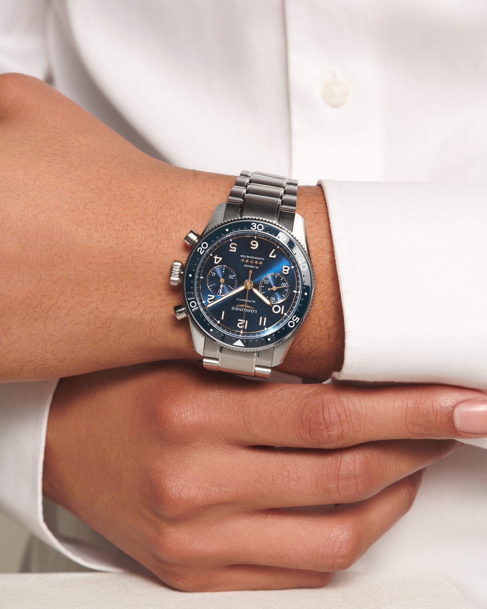 LONGINES SPIRIT FLYBACK | Ø 42.00 mm, Sunray Blue | L3.821.4.93.6